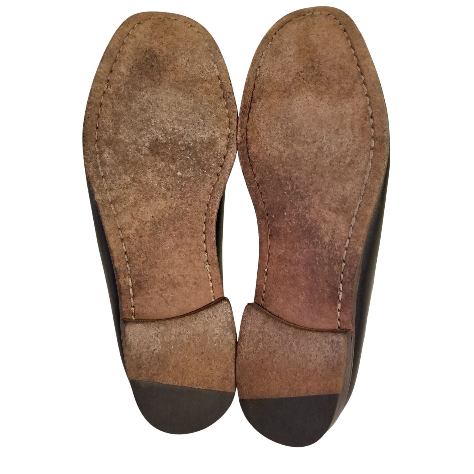 G.H. Bass & Co. Bass Weejuns 9D Brown Black 2 Tone Leather Penny Loafers CAR Size US 9 / EU 42 - 4 Thumbnail