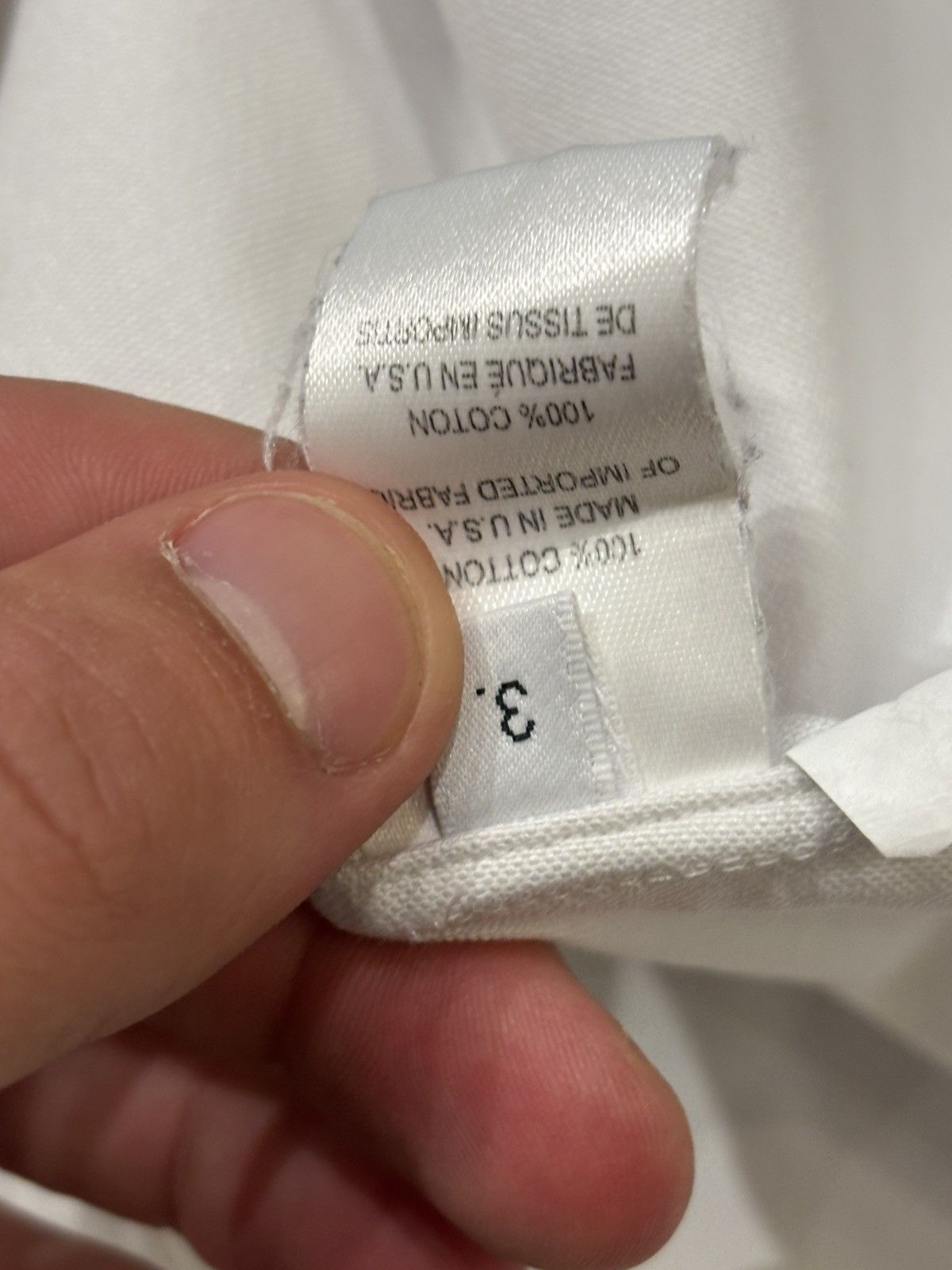 Thom Browne Thom Browne White Button Up Shirt Size US L / EU 52-54 / 3 - 5 Thumbnail