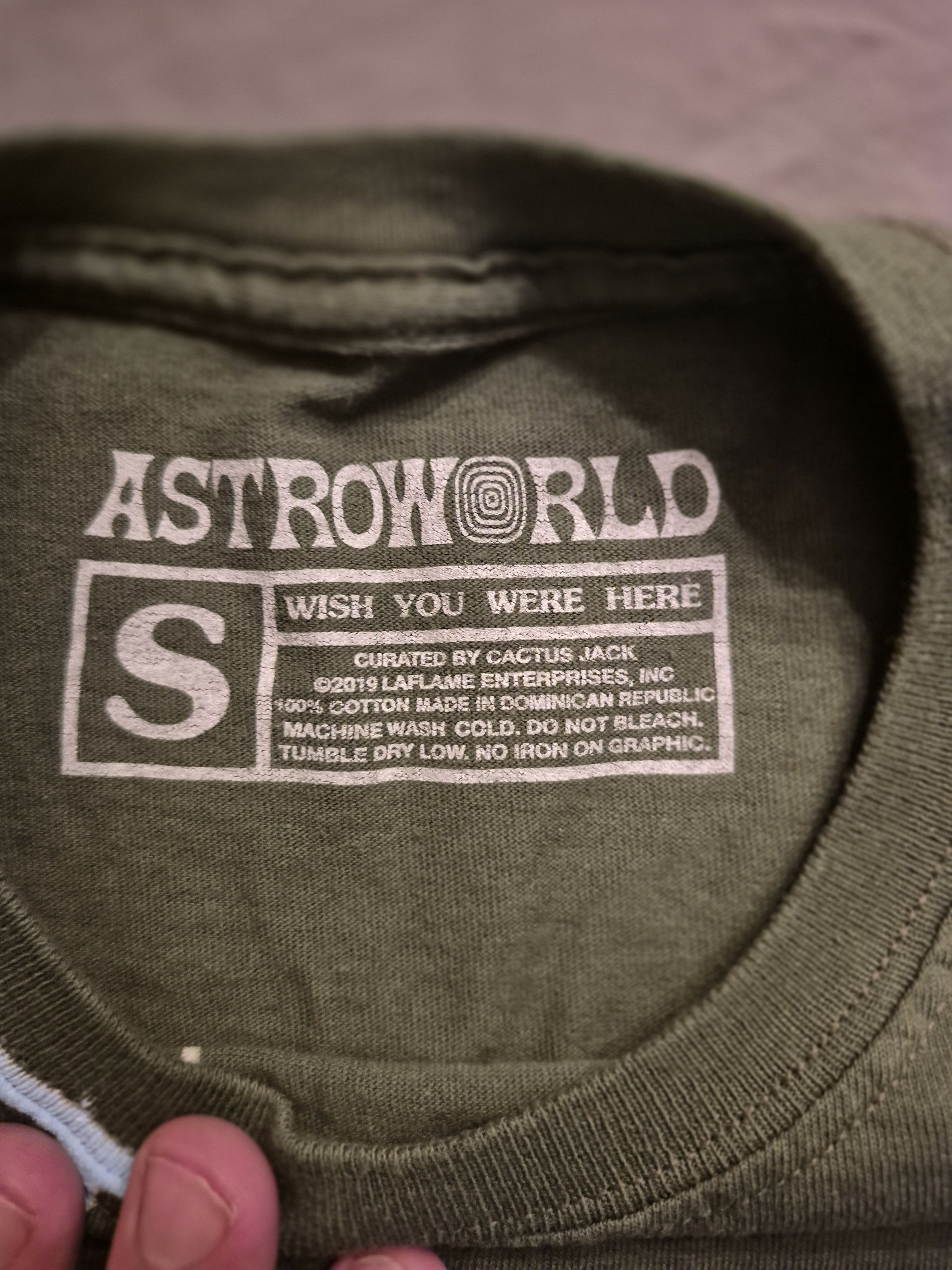 Travis Scott Travis Scott AstroWorld "Wish You Were Here" Tee Size Small Size US S / EU 44-46 / 1 - 2 Thumbnail