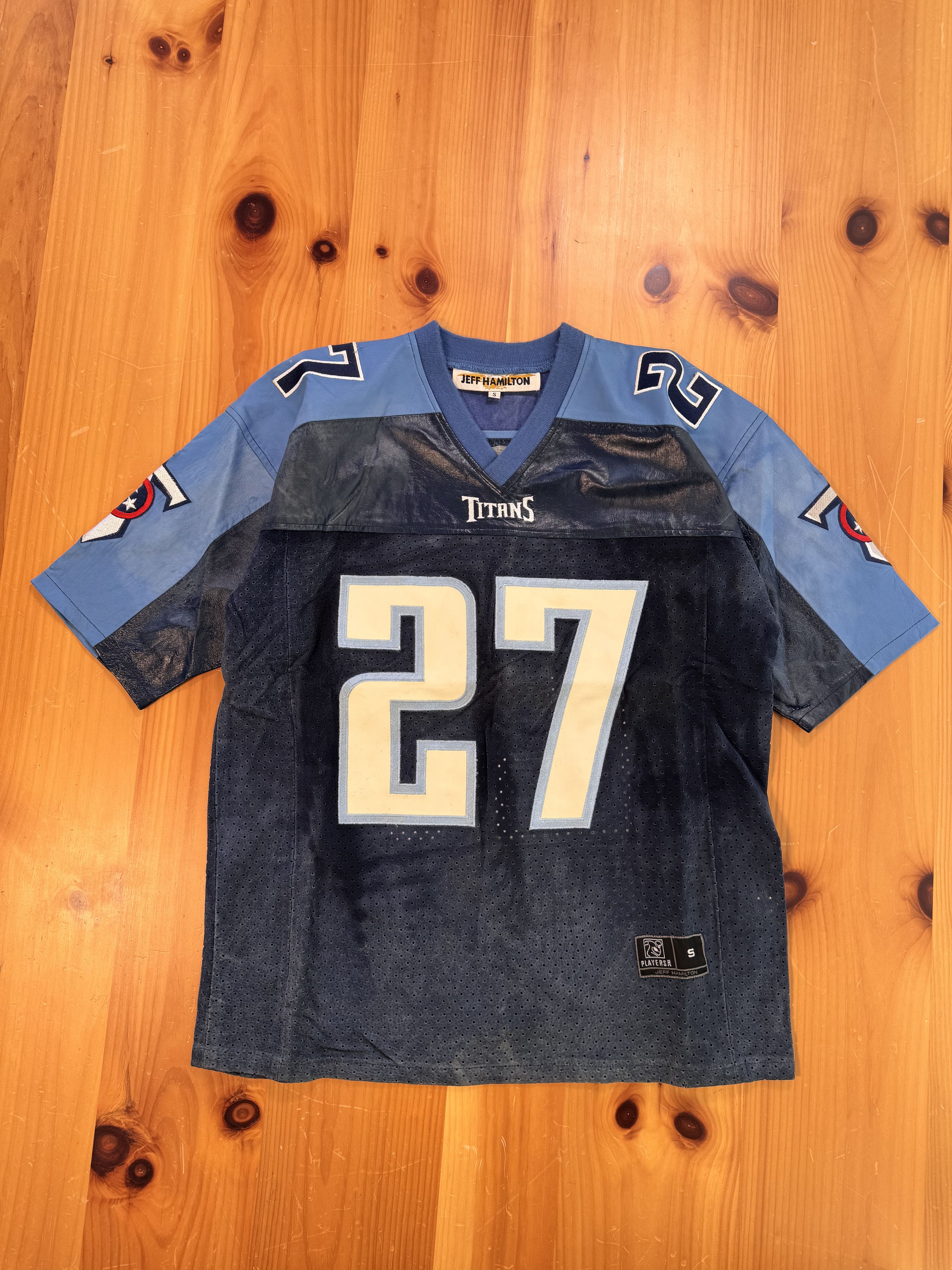 Jeff Hamilton OG Vintage Jeff Hamilton Titans Jersey Leather Size US S / EU 44-46 / 1 - 1 Thumbnail