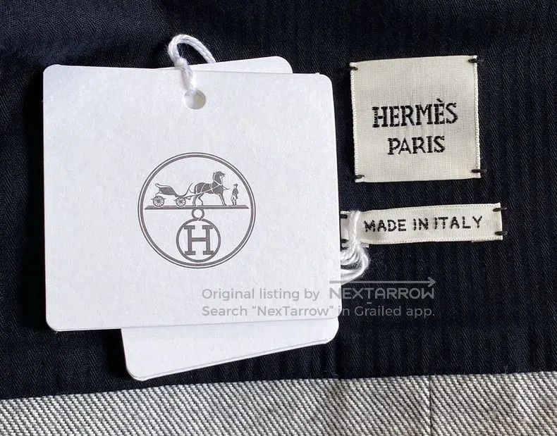 Hermes Hermes Classic gray denim jacket Size XS / US 0-2 / IT 36-38 - 5 Thumbnail