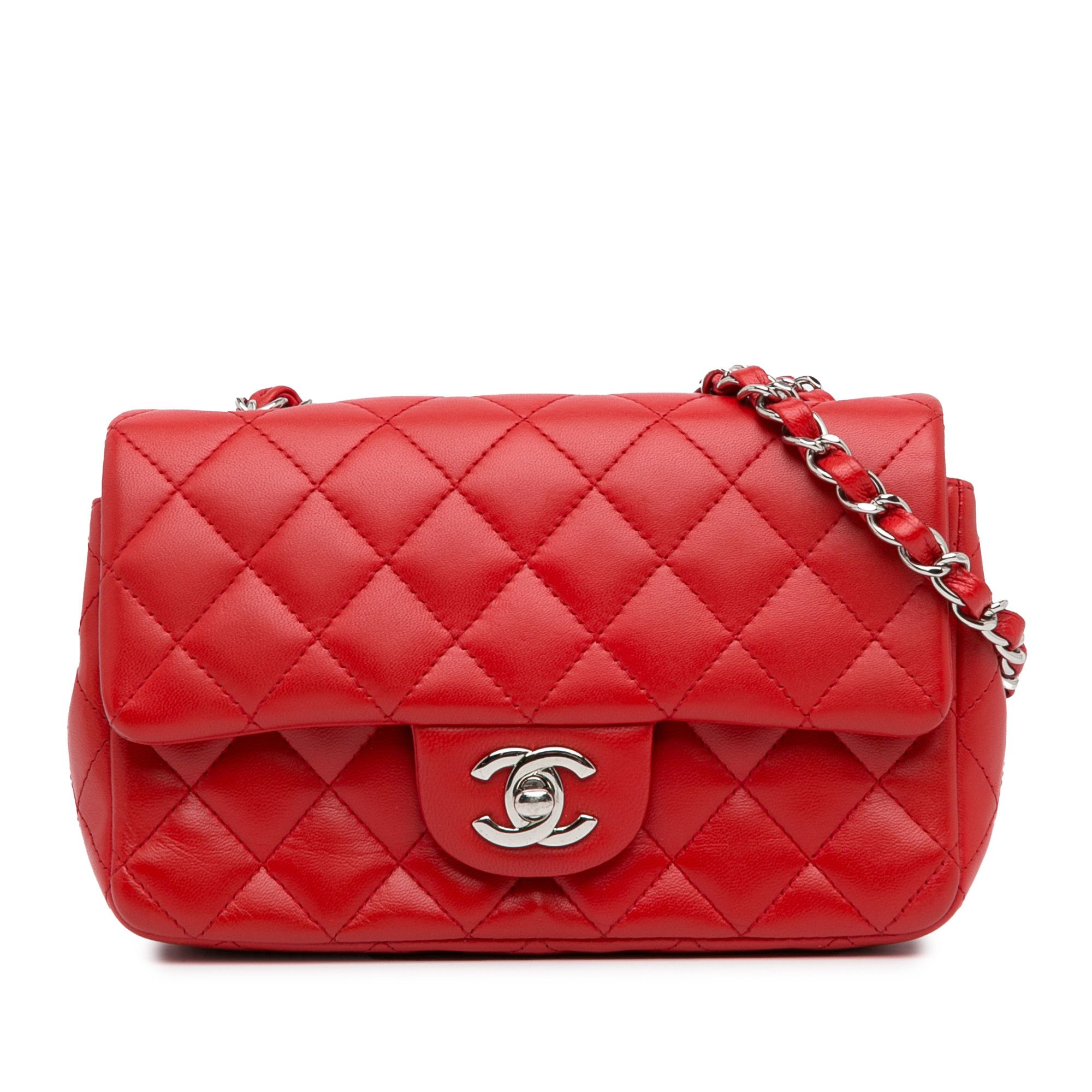 Chanel Chanel Mini Rectangular Classic Lambskin Single Flap | Grailed