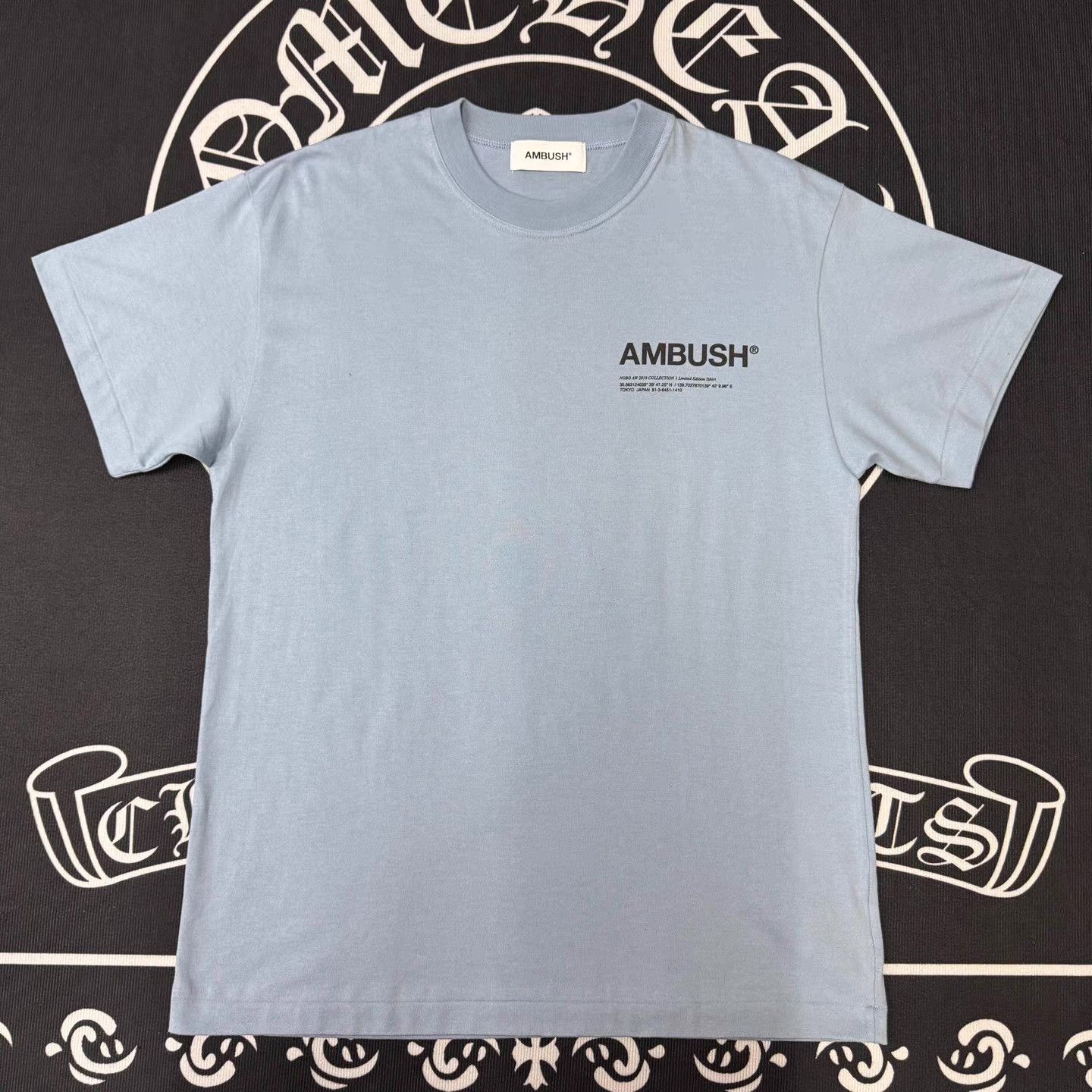 Ambush Design AMBUSH Haze Blue Basic Tee (Made in Japan) Q10 Size US L / EU 52-54 / 3 - 1 Thumbnail