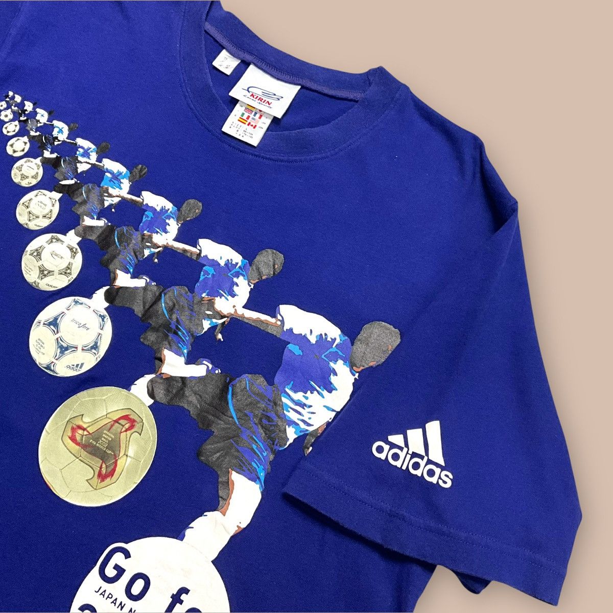 Adidas Adidas x Kirin "Go For 2006" Tee Size US L / EU 52-54 / 3 - 5 Thumbnail