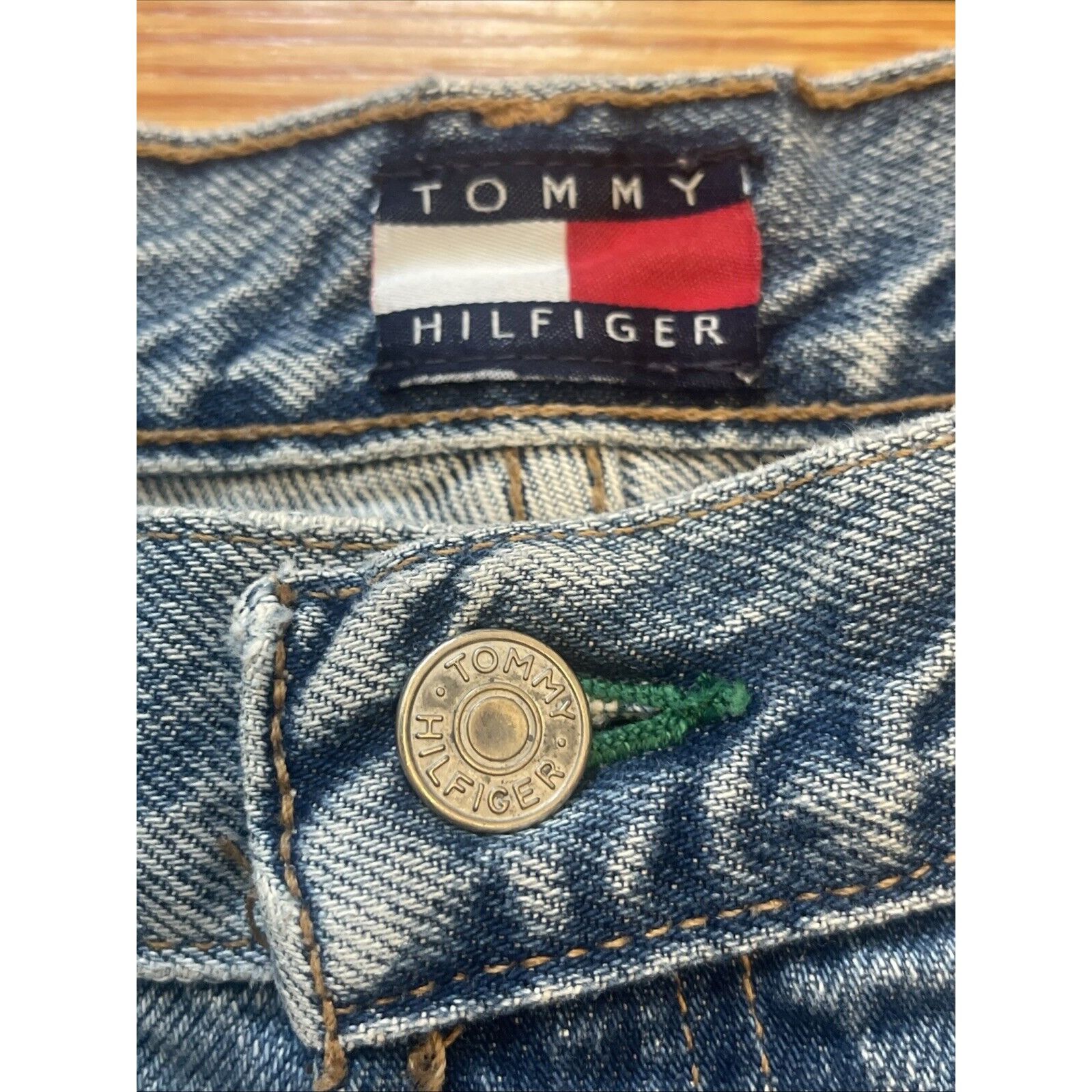Tommy Hilfiger Vintage 90's Mens Size 38 Tommy Hilfiger Jeans Freedom Blue Size US 38 / EU 54 - 8 Thumbnail