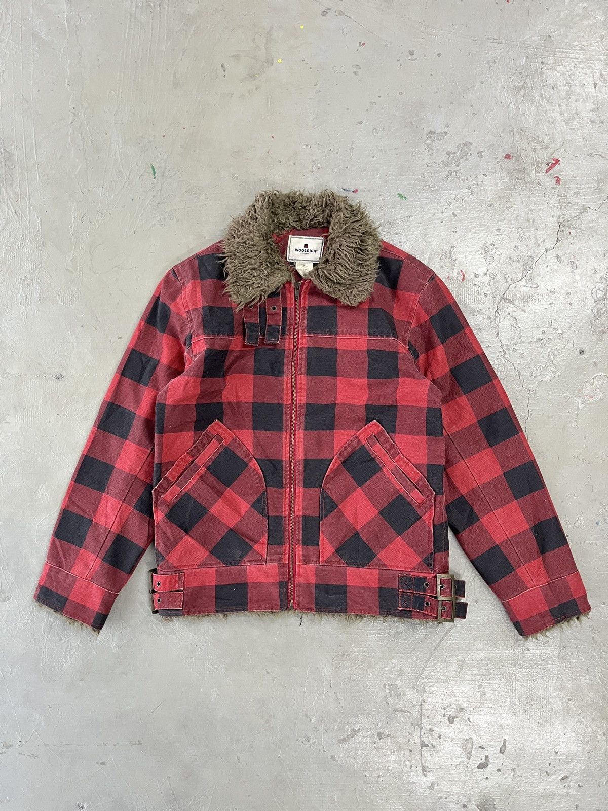 Greg Lauren VINTAGE WOOLRICH B-3 SAINT LAURENT INSPIRED TARTAN JACKET Size US M / EU 48-50 / 2 - 1 Thumbnail