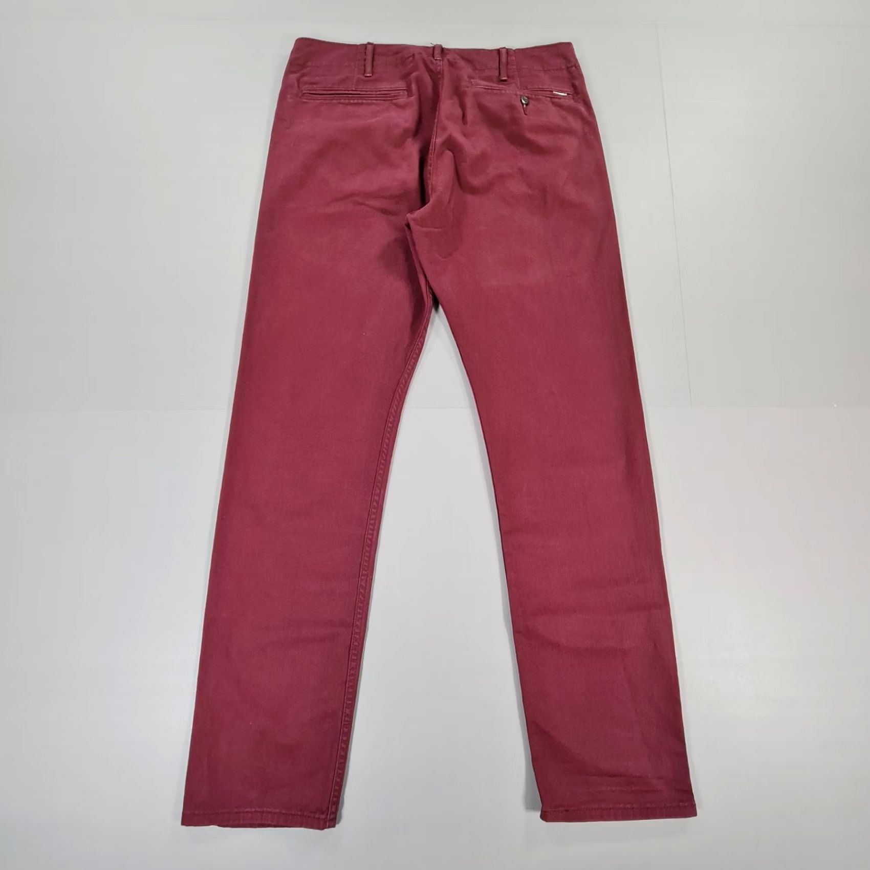 Levi's Levi's Mens Chino Trousers Slim Regular W31 L30 Red Cotton Elastane Pants Stretch Size US 31 - 6 Thumbnail
