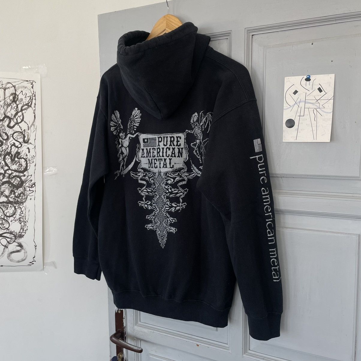 Band Tees Vintage 00’s Lamp Of God True American Metal Hoodie Size US M / EU 48-50 / 2 - 4 Thumbnail