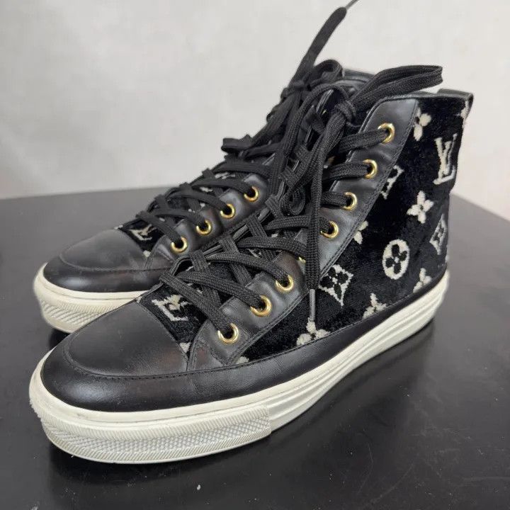 Louis Vuitton Louis Vuitton Stellar High-Top Sneakers for Women 0079 Size US 6 / IT 36 - 1 Thumbnail