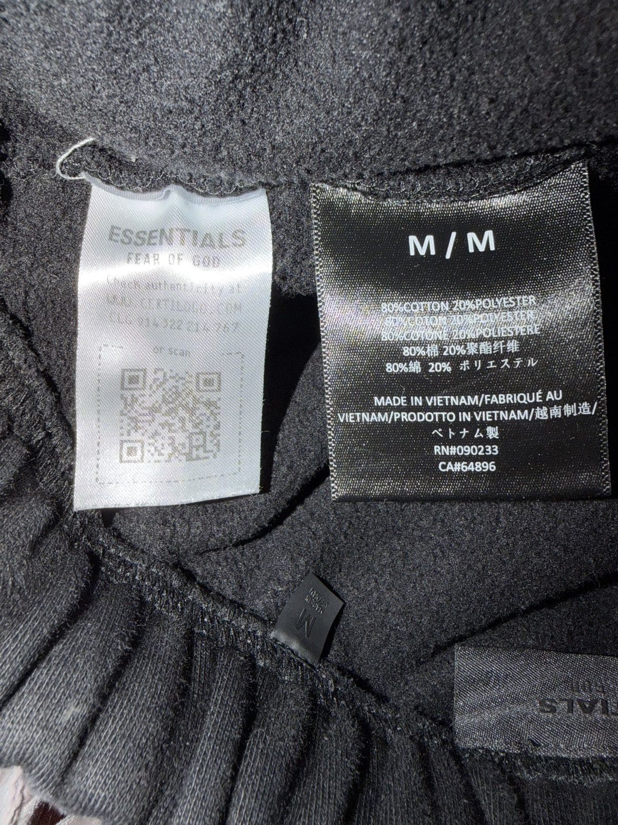 Essentials Fear of God Essentials Fleece Sweatpants ‘Black’ Size US 32 / EU 48 - 6 Thumbnail