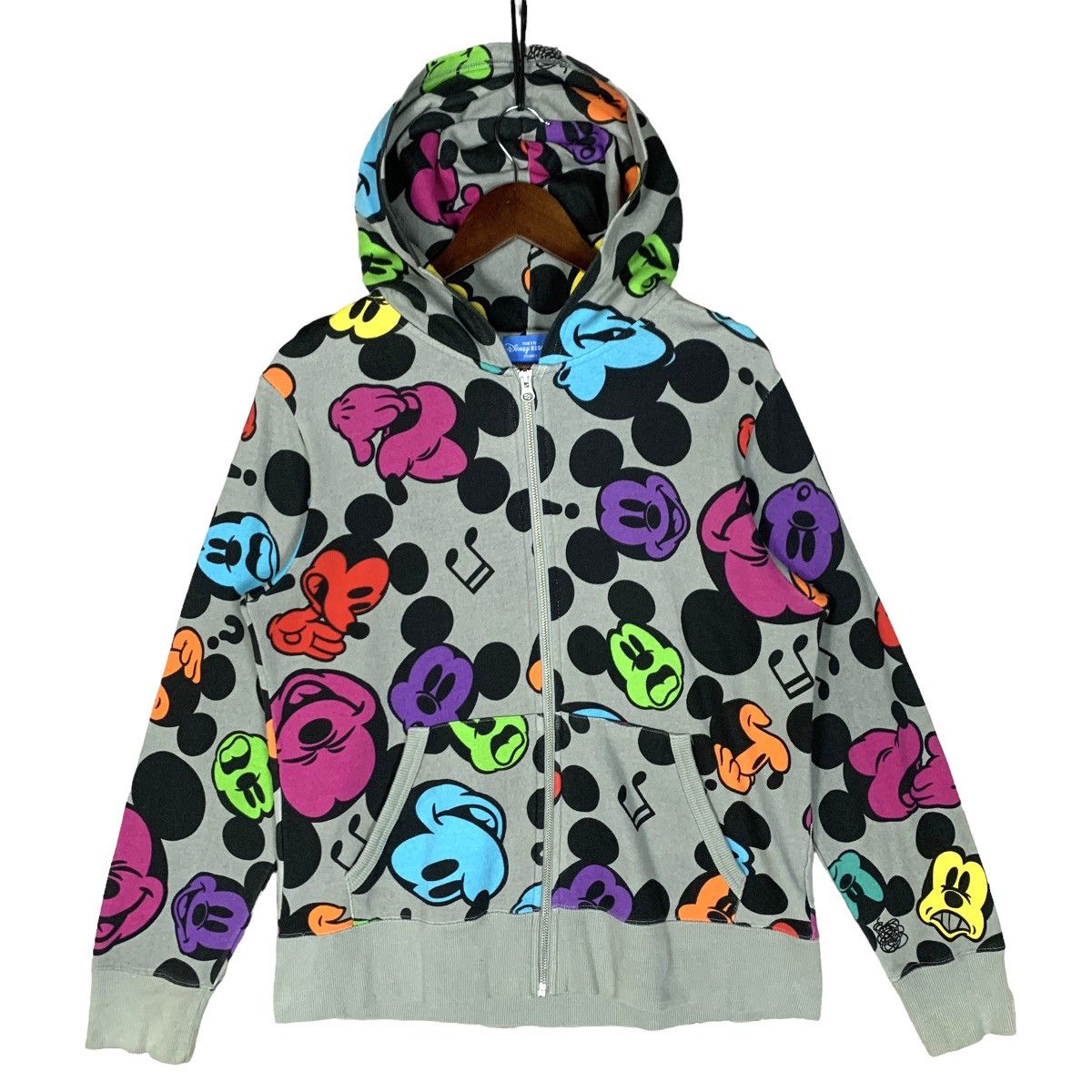 Cartoon Network Disney Tokyo Resort Mickey Multicolor Full Print Zip Hoodie Size US M / EU 48-50 / 2 - 1 Thumbnail