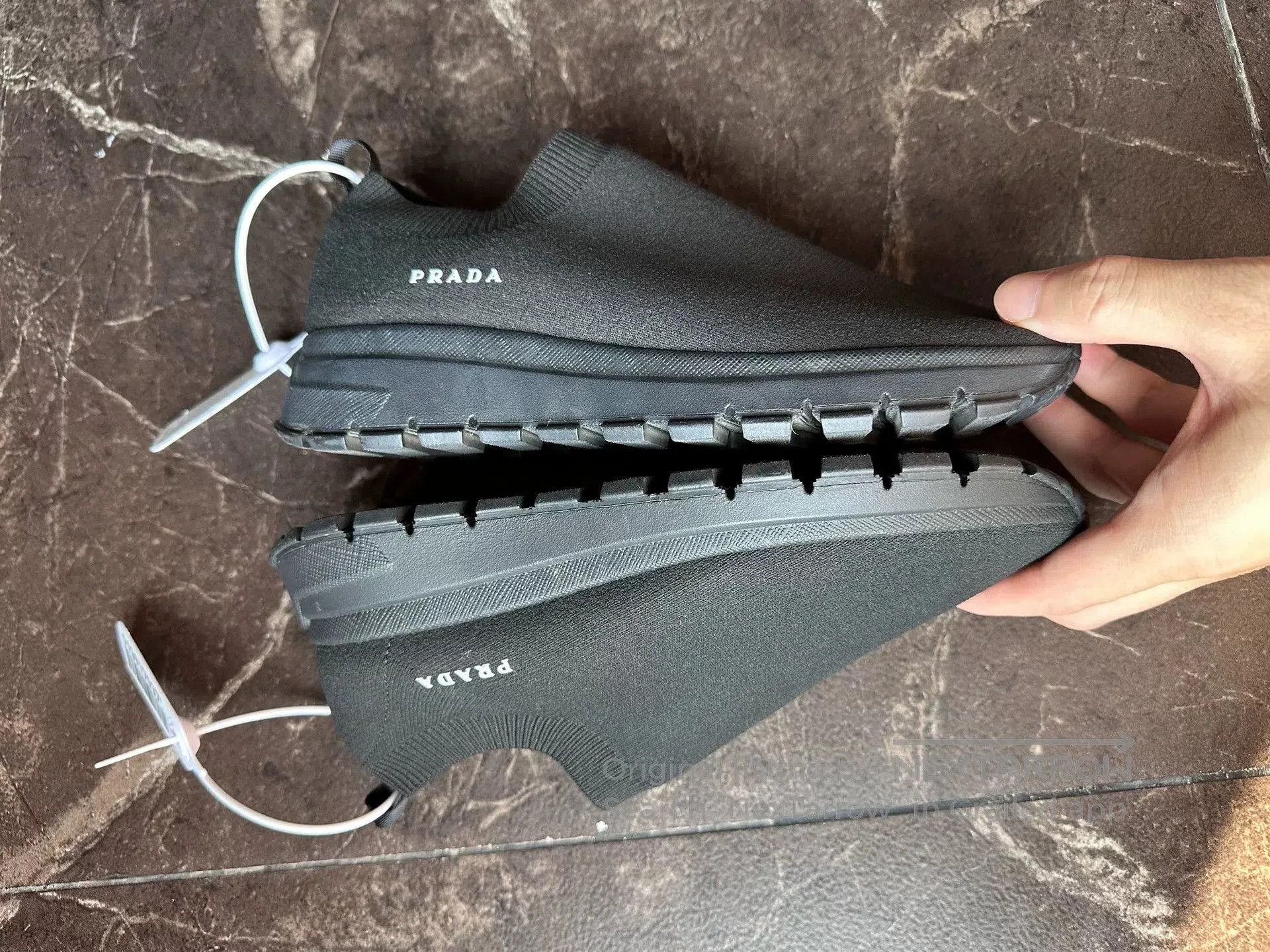 Prada Prada Black Knit Slip. Size US 5.5 / IT 35.5 - 5 Thumbnail