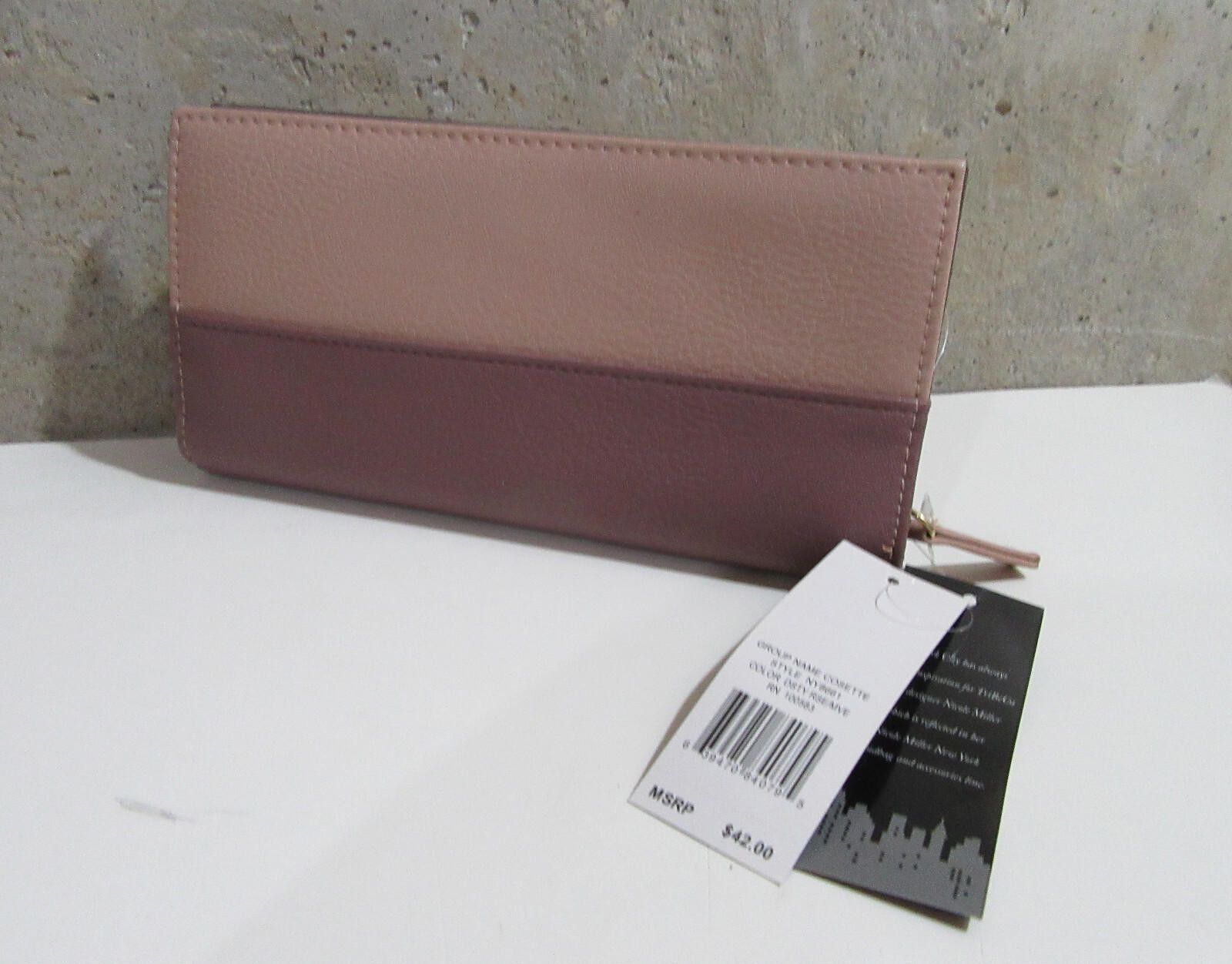 Nicole Miller Nicole Miller Womens Cosette Wallet NWT Slate / Celedon Size ONE SIZE - 6 Thumbnail