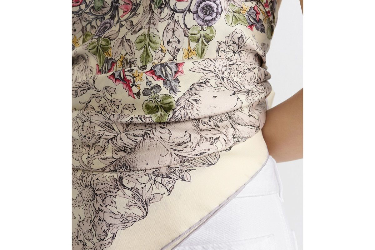 Dior o1bcso1str0226 Size:OS/90 Square Scarf in Multicolor Size ONE SIZE - 4 Thumbnail