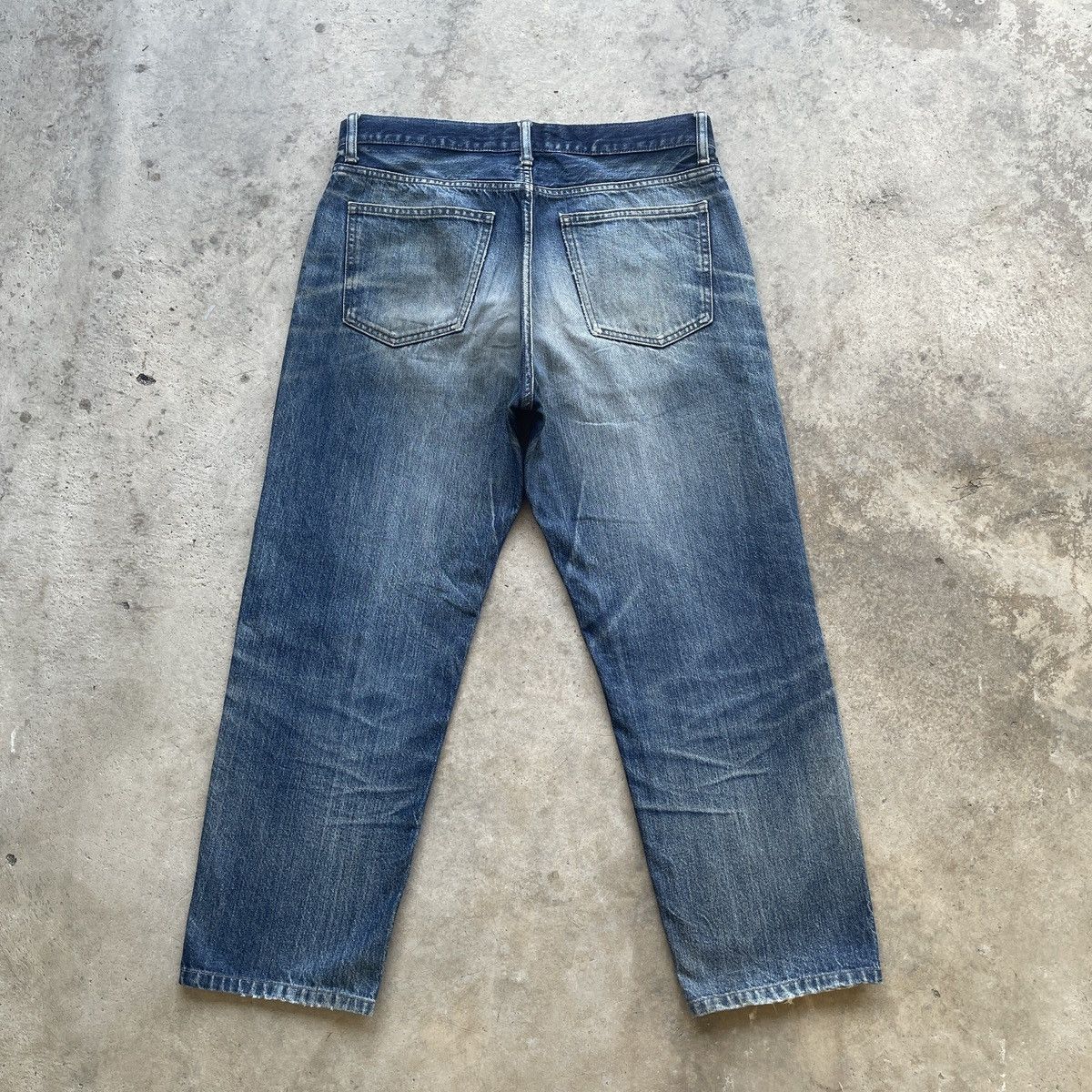 Japanese Brand Vintage Japanese Stonewashed Faded Distressed Jeans Pants Size US 33 - 10 Thumbnail