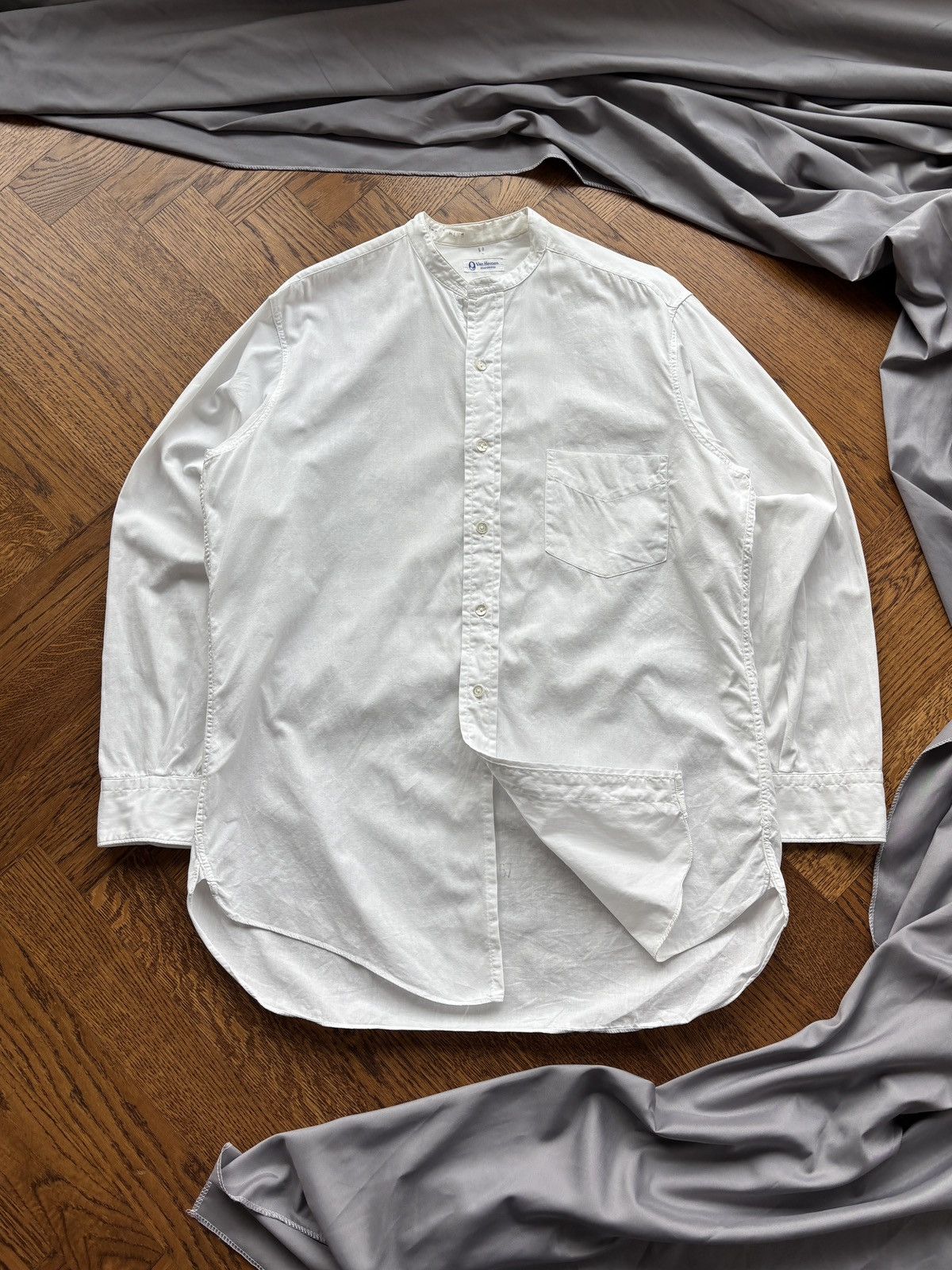 Van Heusen × Vintage 1940s Van Heusen Shirt Vintage Detachable Collar WW2 Sanfor Size US S / EU 44-46 / 1 - 15 Thumbnail