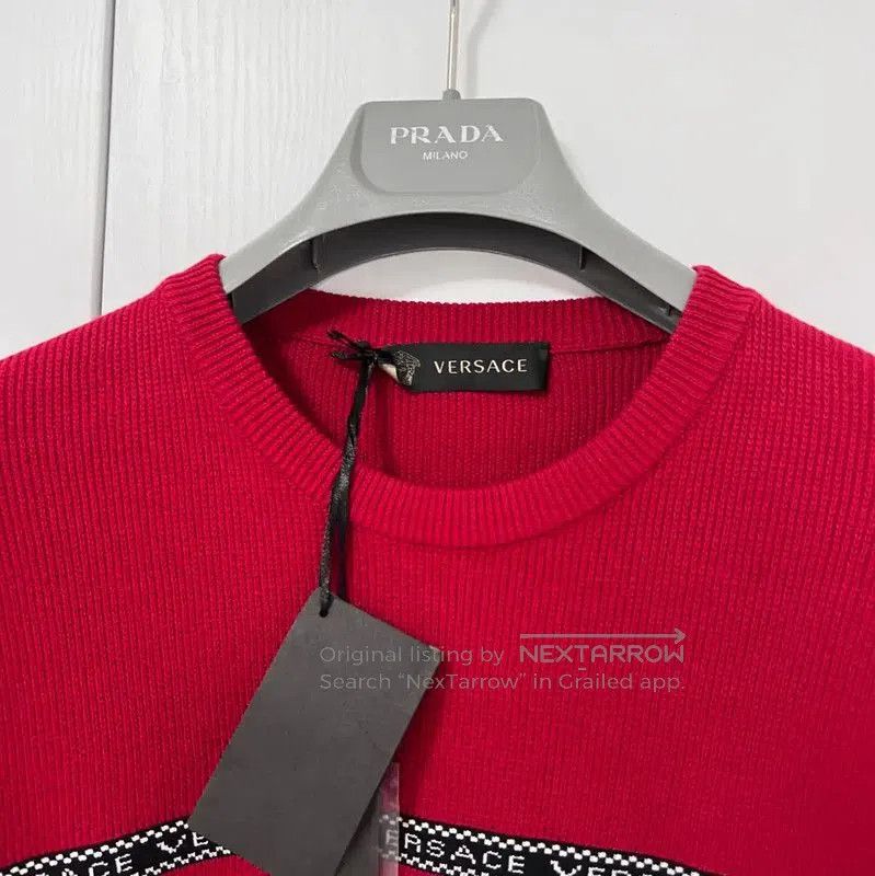 Versace Versace Long Sleeve Cotton Blend Sweater . Size US XS / EU 42 / 0 - 4 Thumbnail