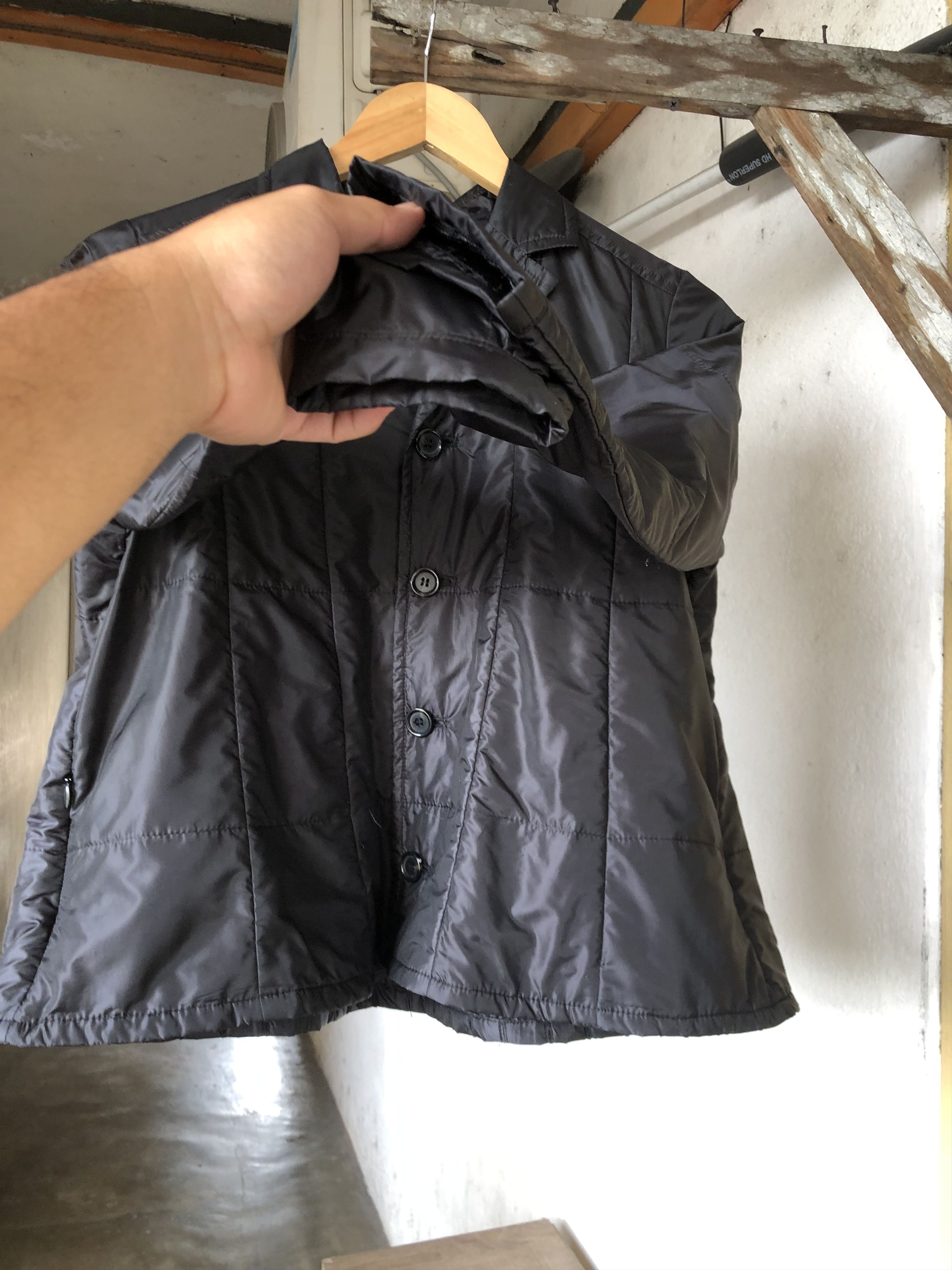 Junya Watanabe Junya Watanabe by Comme des Garcons Crop Top Quilted Jacket Size S / US 4 / IT 40 - 9 Thumbnail