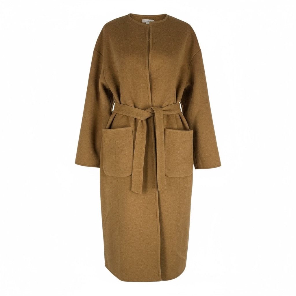 Loft Ann Taylor LOFT Belted Pocket Wrap Coat Jacket Size XS/S Size XS / US 0-2 / IT 36-38 - 1 Thumbnail