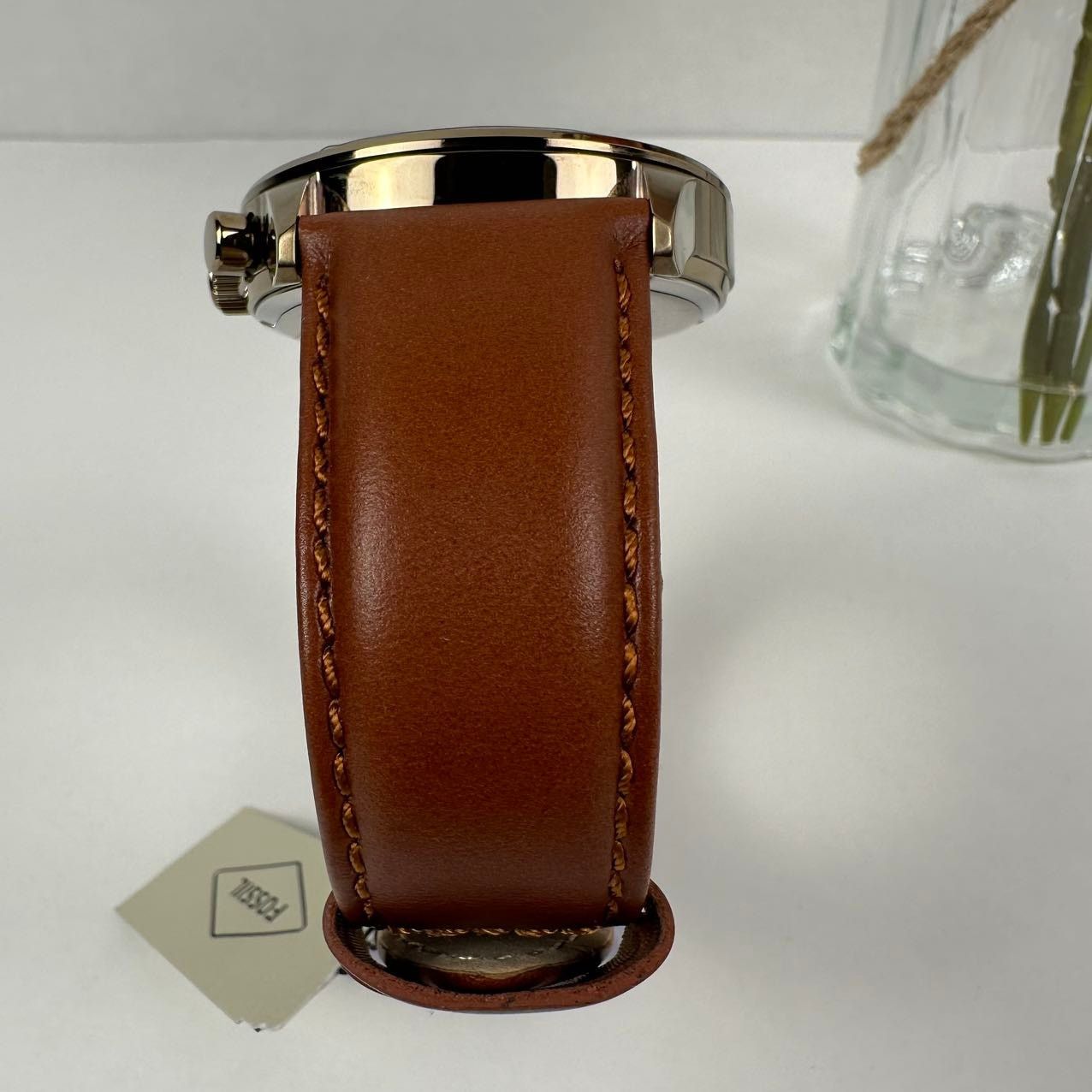 Fossil NWT Fossil Flynn Chronograph Brown Leather Men Watch BQ2261 Size ONE SIZE - 6 Thumbnail