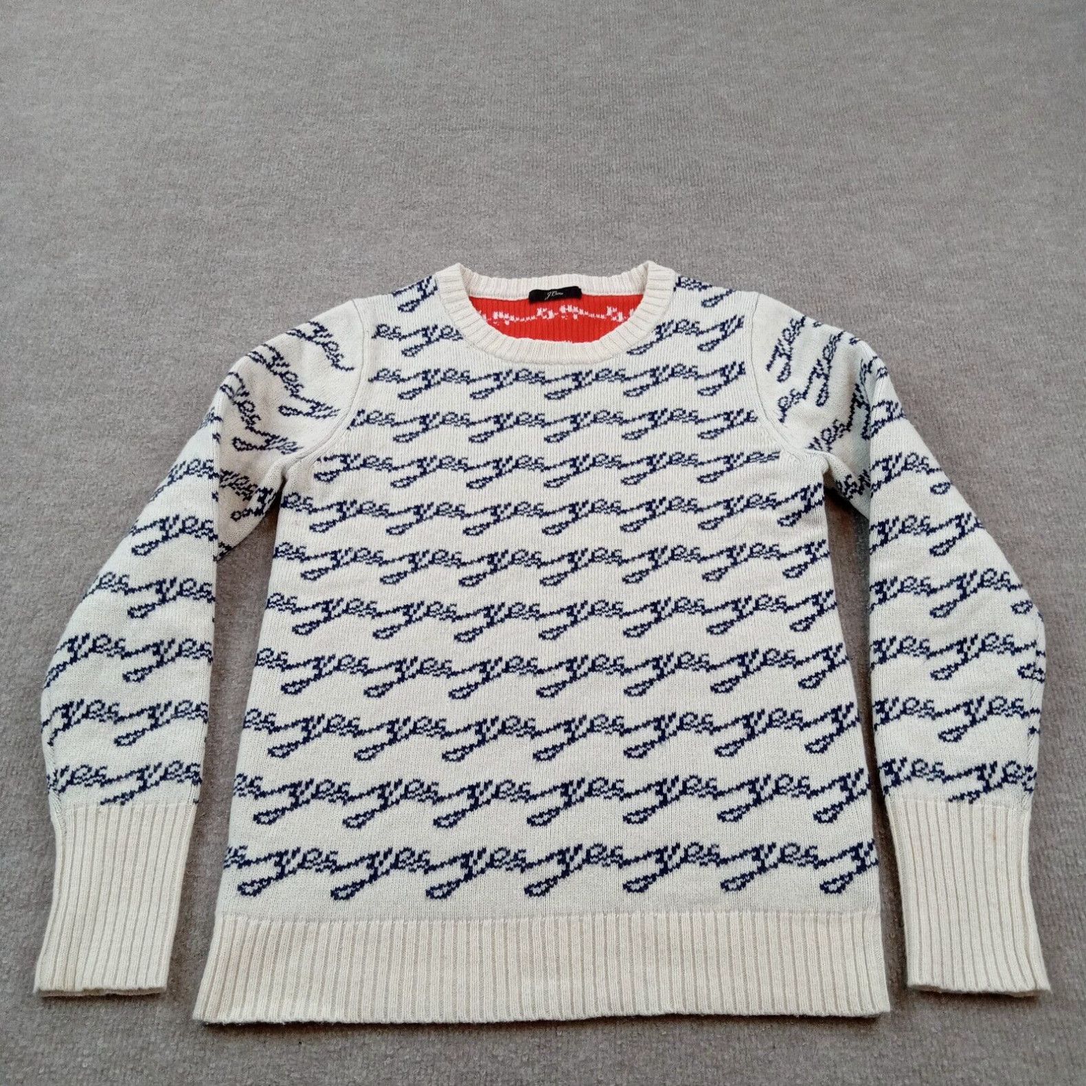 J.Crew J Crew Womens Sweater Small Beige Striped Pullover Long Sleeves Soft Yes No Grailed