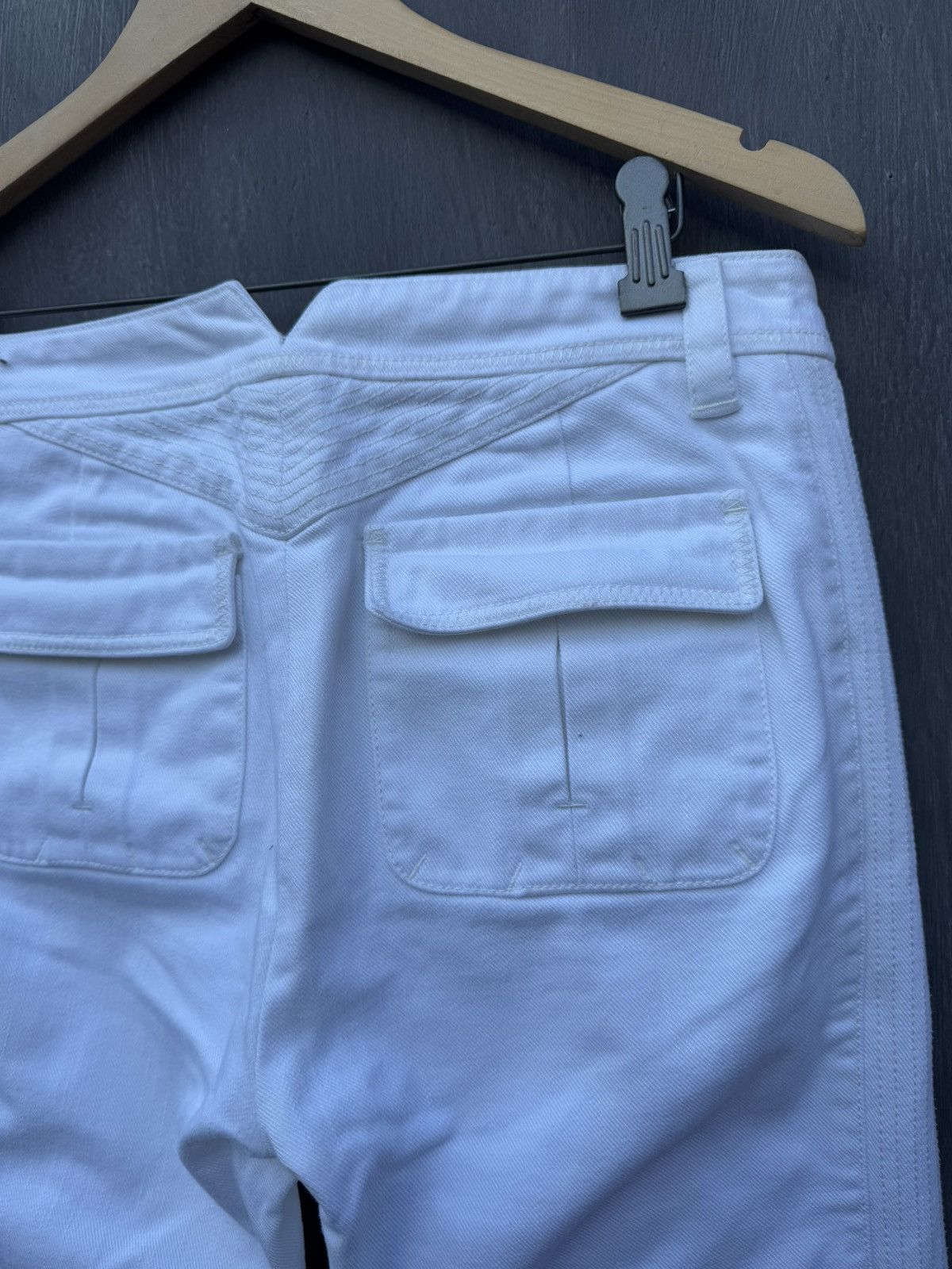 Louis Vuitton LOUIS VUITTON White Pants Size 42 Made In Italy Size 28" / US 6 / IT 42 - 10 Thumbnail
