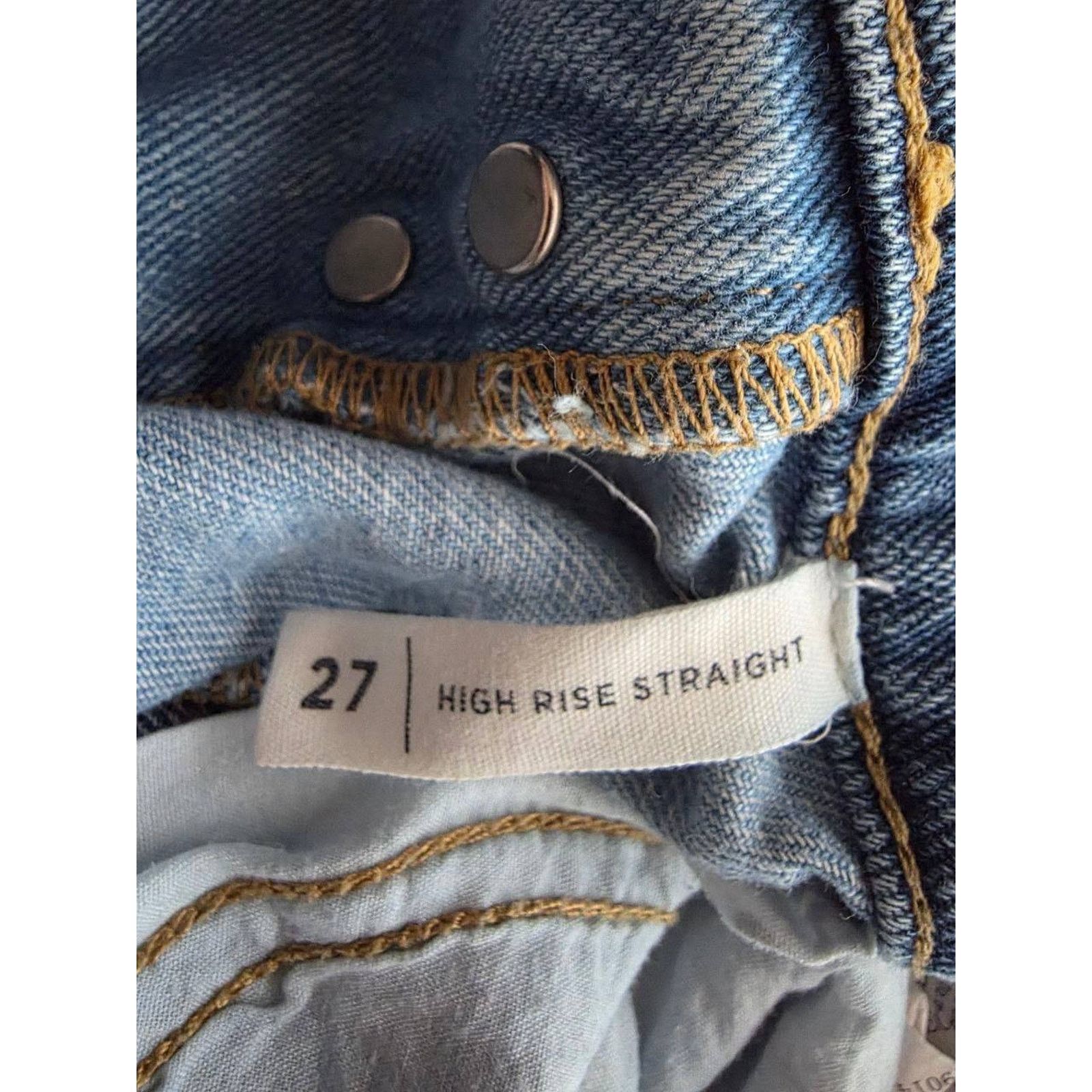 Pacsun PacSun Two Tone Y2K High Jeans Blue Size 27 A001734 Size 31" - 8 Thumbnail