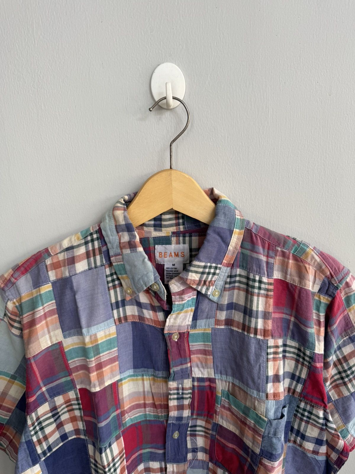 Beams Japan PATCHWORK BY BEAMS JAPAN SHIRT Size US M / EU 48-50 / 2 - 2 Thumbnail
