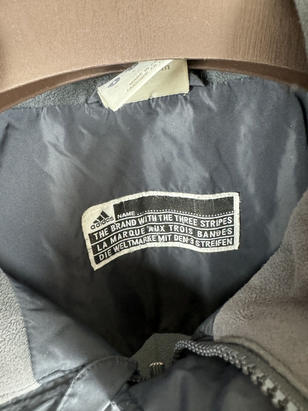 Adidas Adidas vintage y2k black nylon big logo parka jacket Size US L / EU 52-54 / 3 - 12 Thumbnail