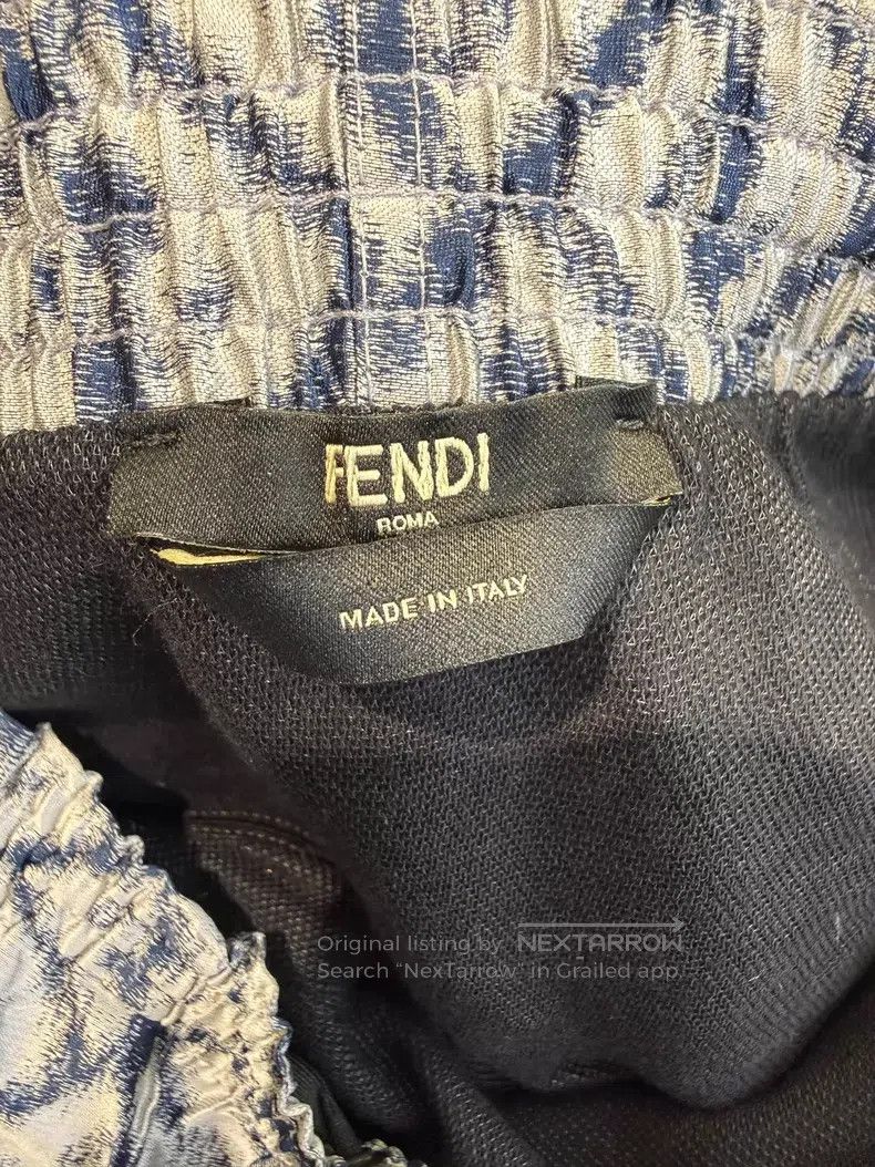 Fendi Fendi Blue Full Print FF Pattern Shorts Size 28" / US 6 / IT 42 - 4 Thumbnail