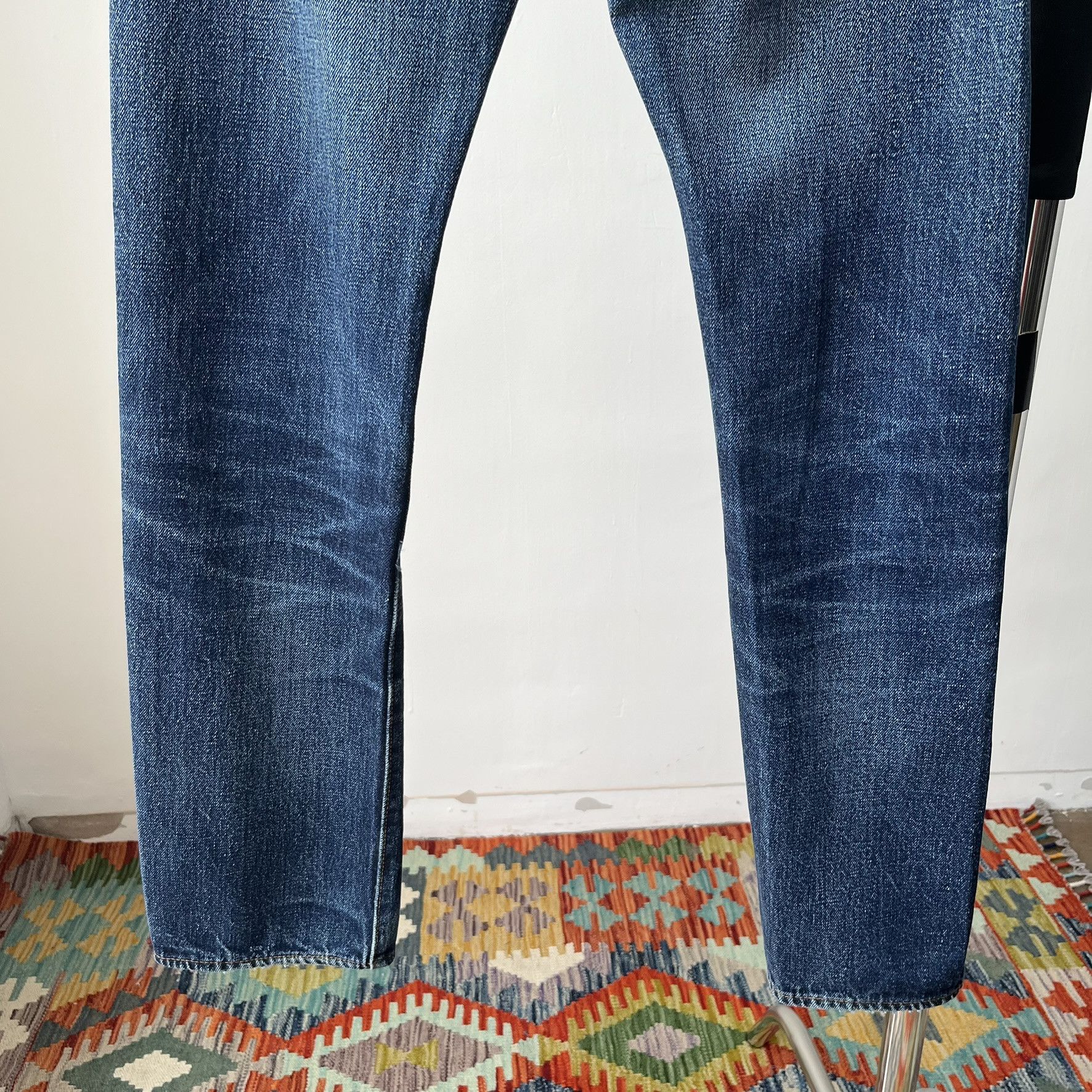 Denime Size 28x32.5 Vintage 80s Denime Big E Japan Denim Jean S1498 Size US 28 / EU 44 - 13 Thumbnail