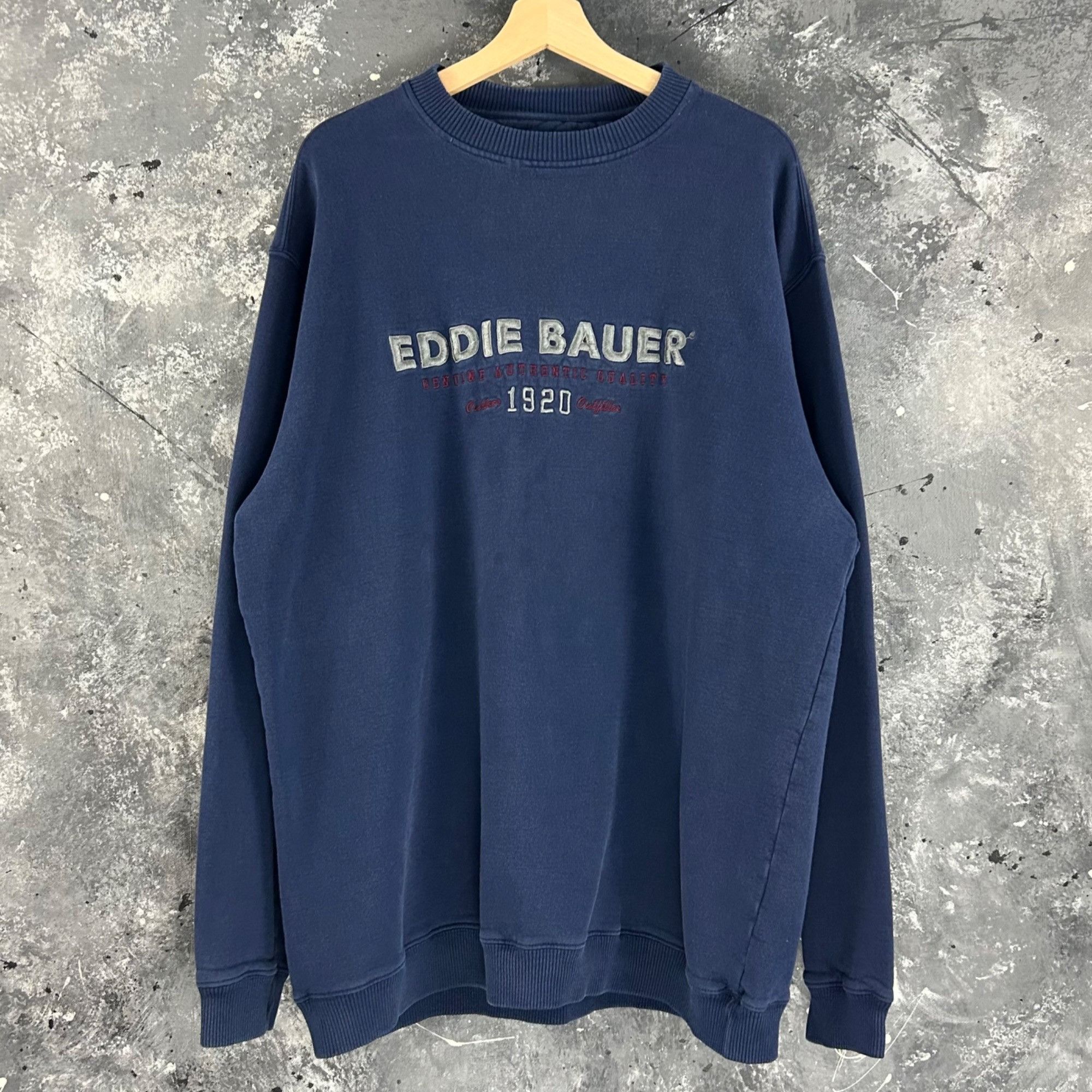 Eddie Bauer × Vintage Vintage Eddie Bauer embroidered sweatshirt crewneck Size US L / EU 52-54 / 3 - 1 Thumbnail