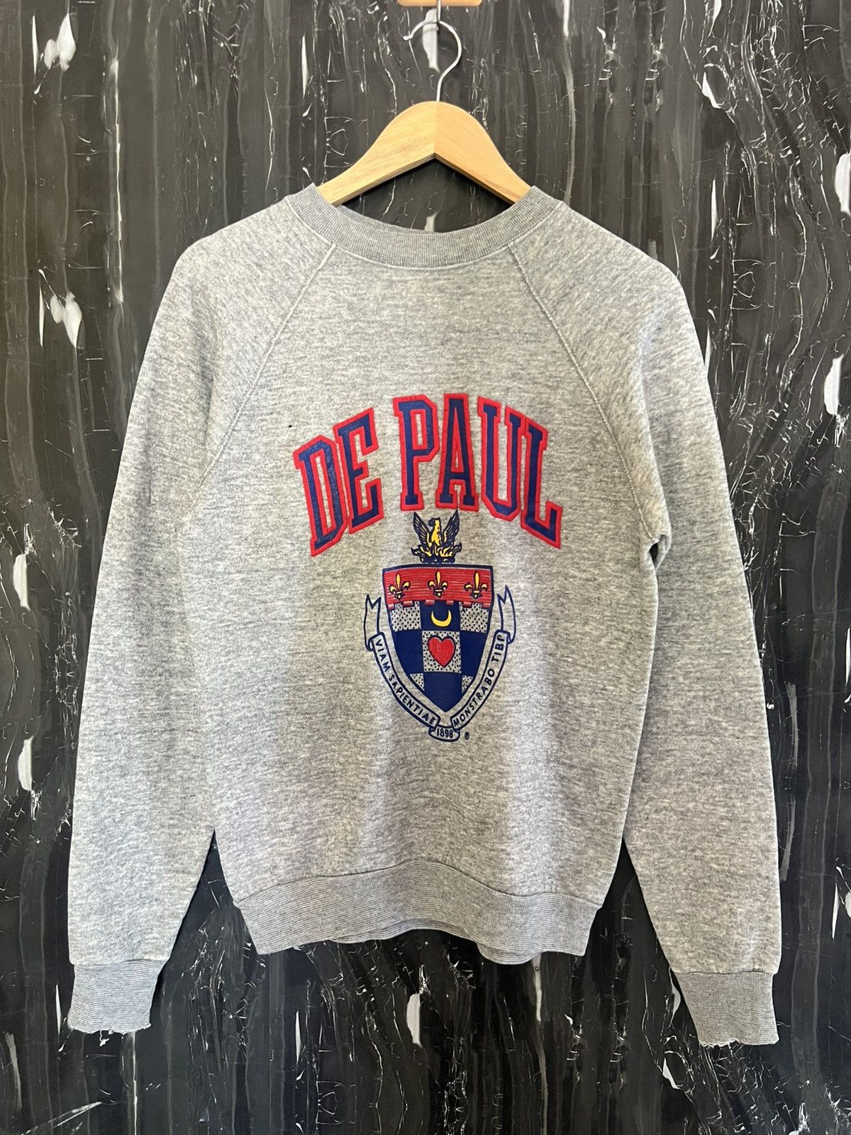 Vintage DE PAUL TULTEX SWEATSHIRT Size US M / EU 48-50 / 2 - 1 Thumbnail