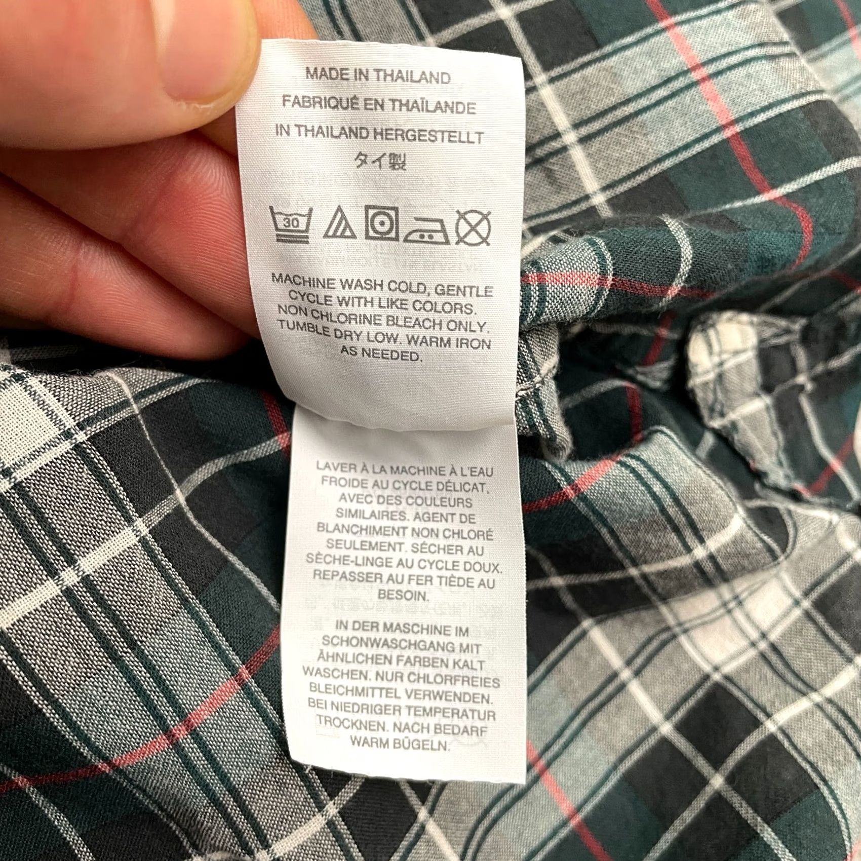 J.Crew J.CREW Boy Fit Button Up Shirt Womens 00 Multi Crickle Plaid Cotton Casual Shirt Size XXS / US 00 / IT 34 - 6 Thumbnail