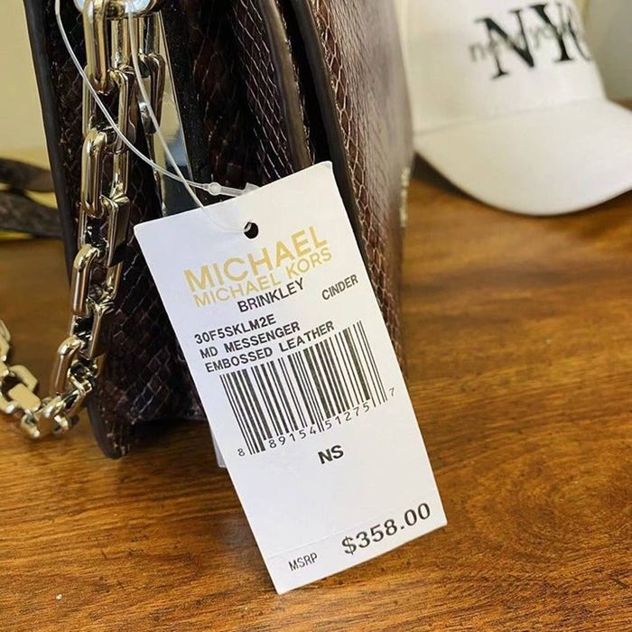 Coach Michael Kors 30F5SKLM2E Brinkley Embossed Leather Messenger Grailed