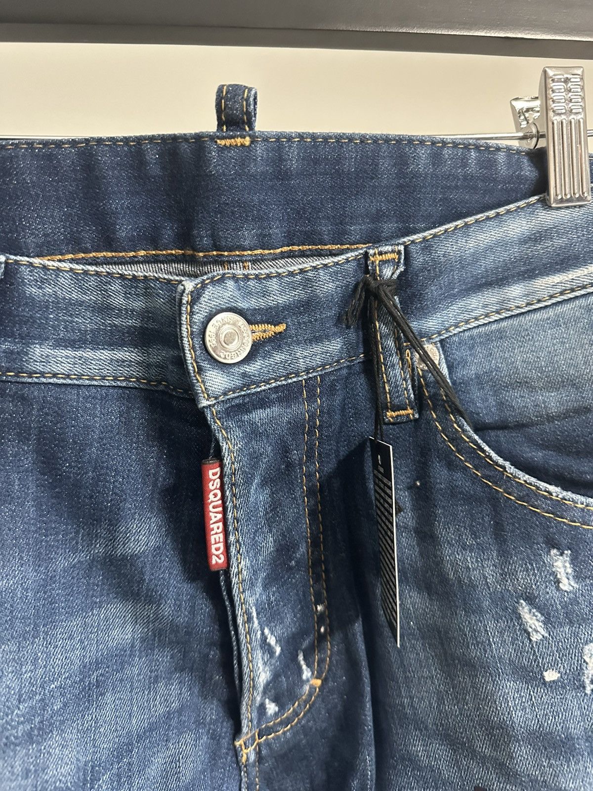 Dsquared2 DSquared2 Denim Painters Jeans Size US 32 / EU 48 - 4 Thumbnail