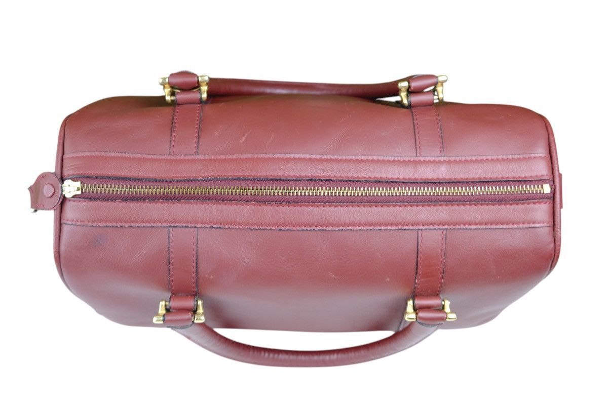 Cartier Vintage CARTIER 1980s Boston Bag Leather Bordeaux Size ONE SIZE - 7 Thumbnail