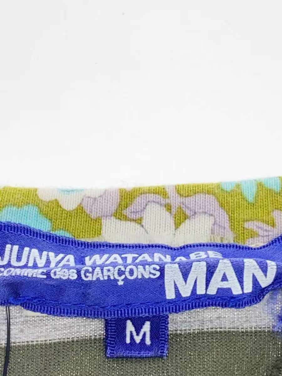Comme des Garcons × Junya Watanabe Flower Striped Tee Size US M / EU 48-50 / 2 - 4 Thumbnail