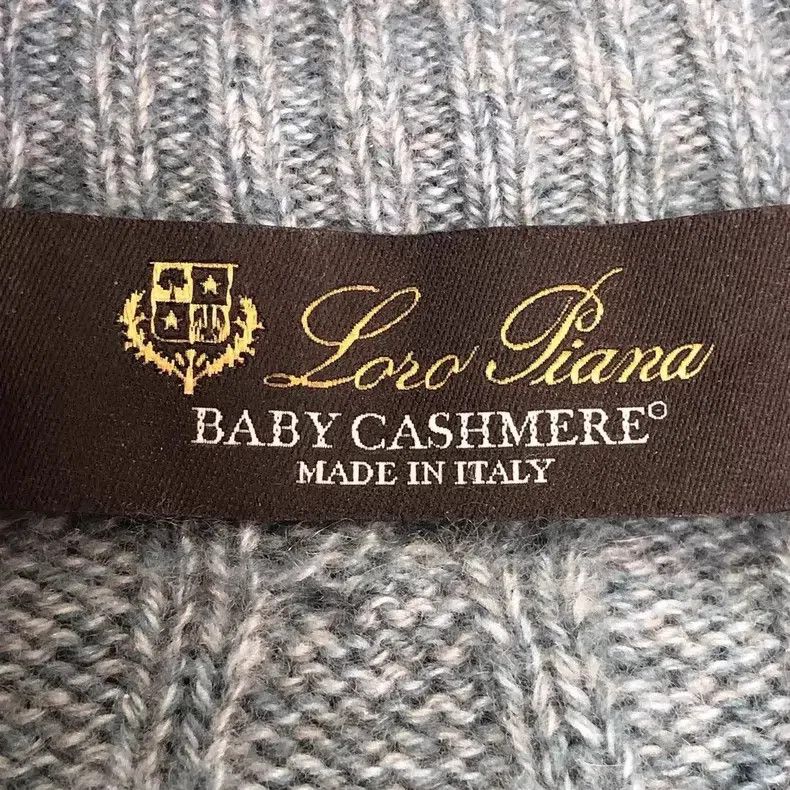 Loro Piana Loro Piana Navy Stand Collar Cashmere Sweater Size US M / EU 48-50 / 2 - 5 Thumbnail