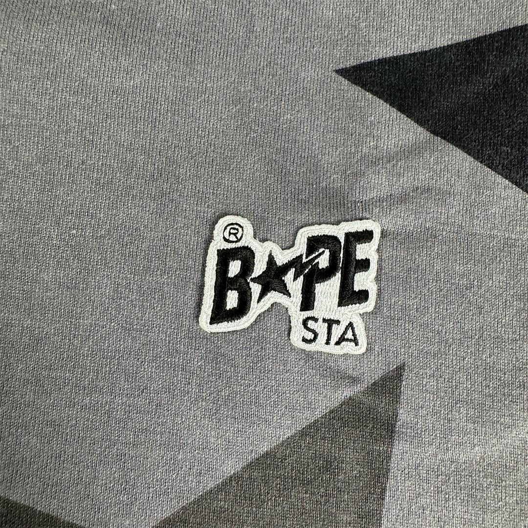 Bape BAPE Grey Star Pattern Long Sleeve Shirt (M) Size US M / EU 48-50 / 2 - 2 Thumbnail