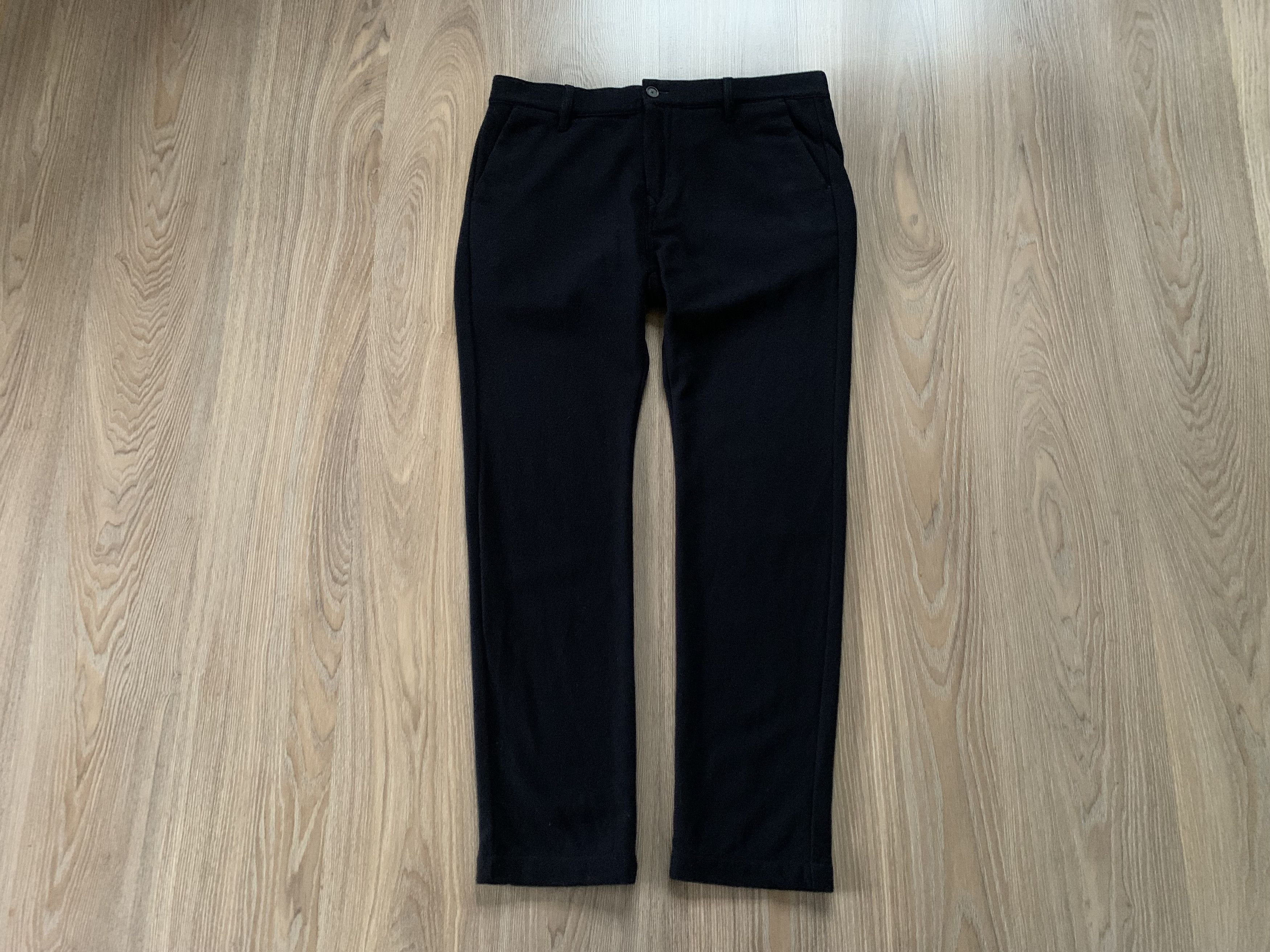Designer Atelier Beaurepaire Black Wool Pants Trousers Size US 32 / EU 48 - 2 Thumbnail