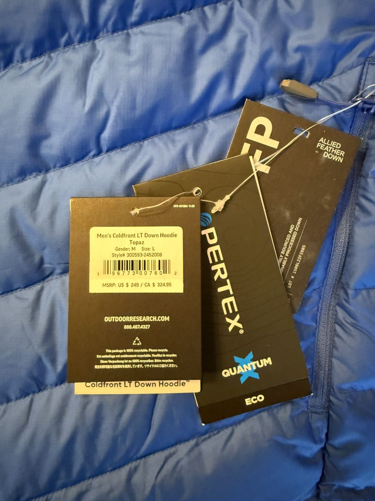 Outdoor Research Outdoor Research Coldfront LT Down Jacket Size US L / EU 52-54 / 3 - 3 Thumbnail