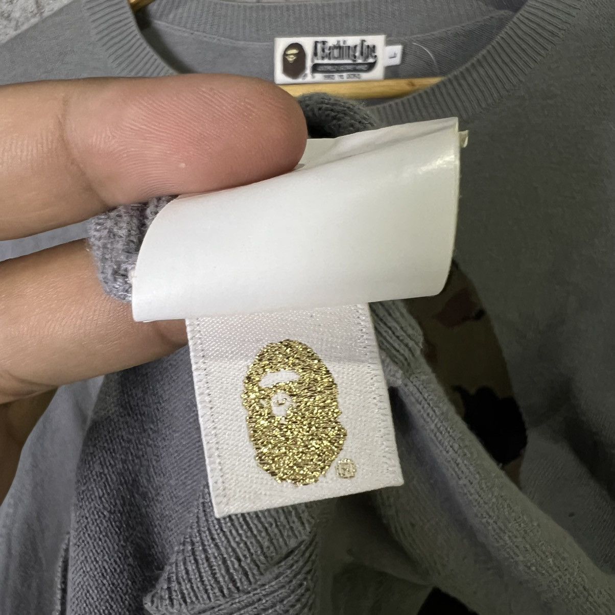 Bape Bape - Big Logo Camo - Knitted Size US L / EU 52-54 / 3 - 8 Thumbnail