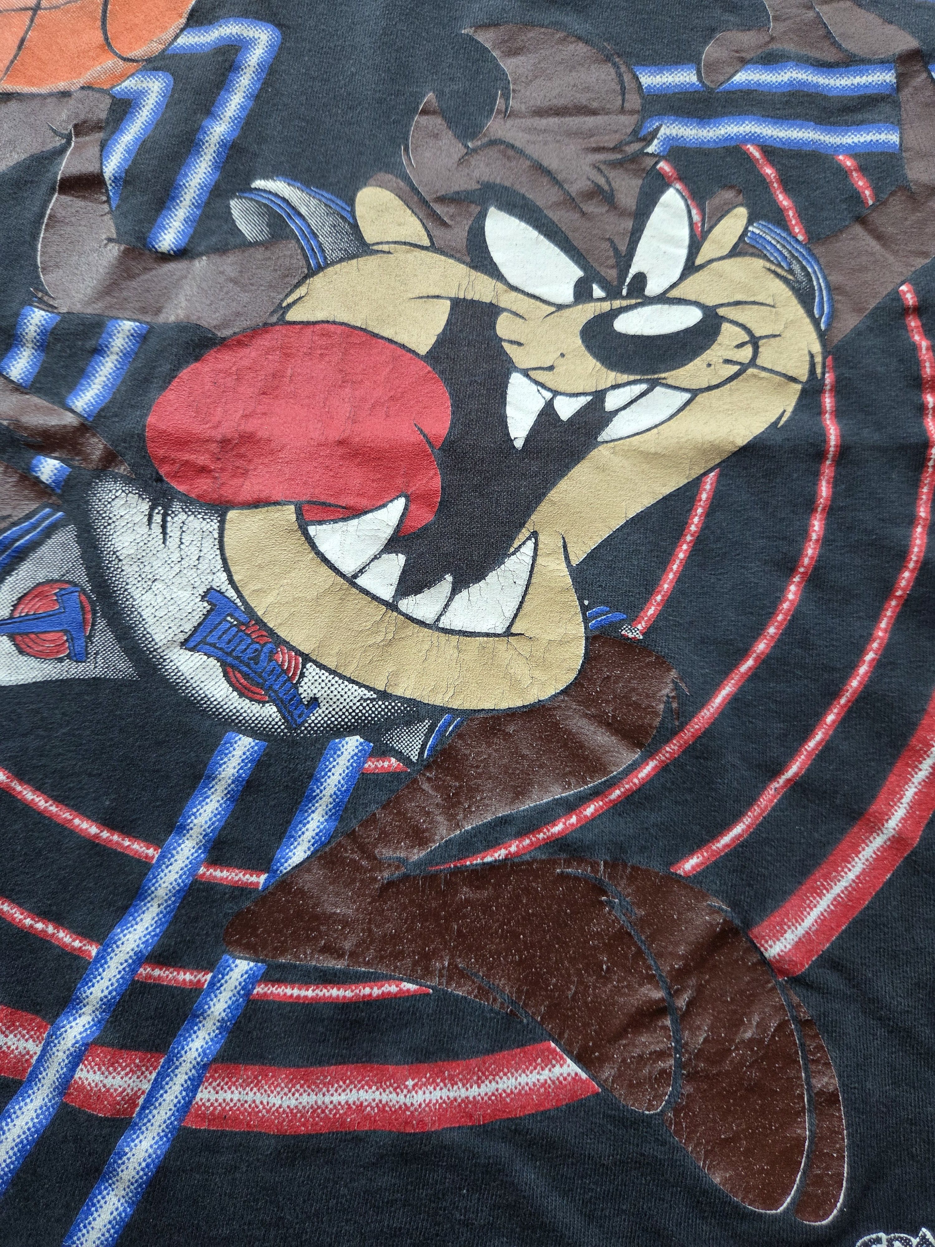 Cartoon Network Vintage 90s Looney Tunes Tazmania Warner Bros Space Jam Tee Size US XXS / EU 40 - 6 Thumbnail