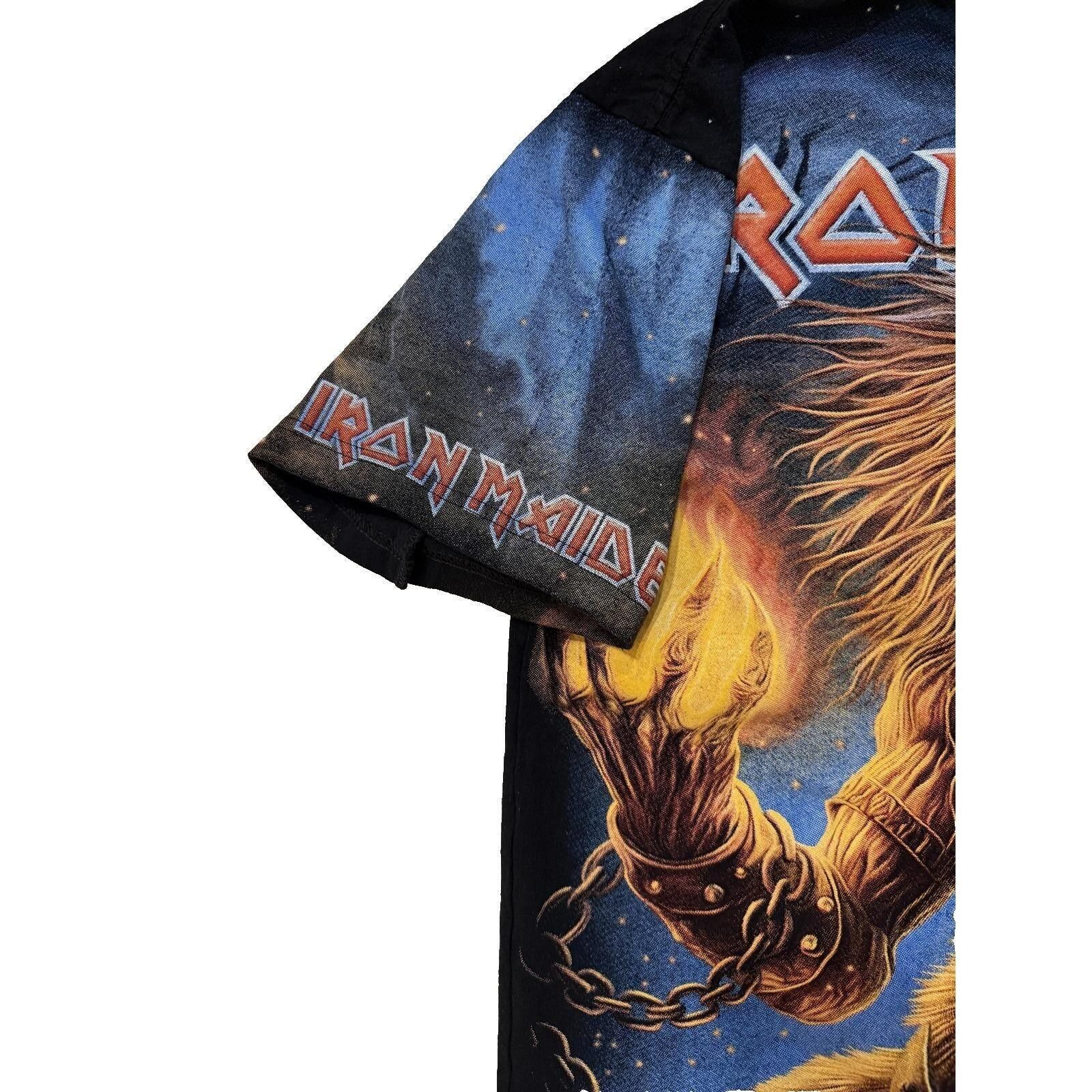 Other Vintage 90s Iron Maiden TShirt Men LG RARE Apple Pie Tag Size ONE SIZE - 5 Thumbnail