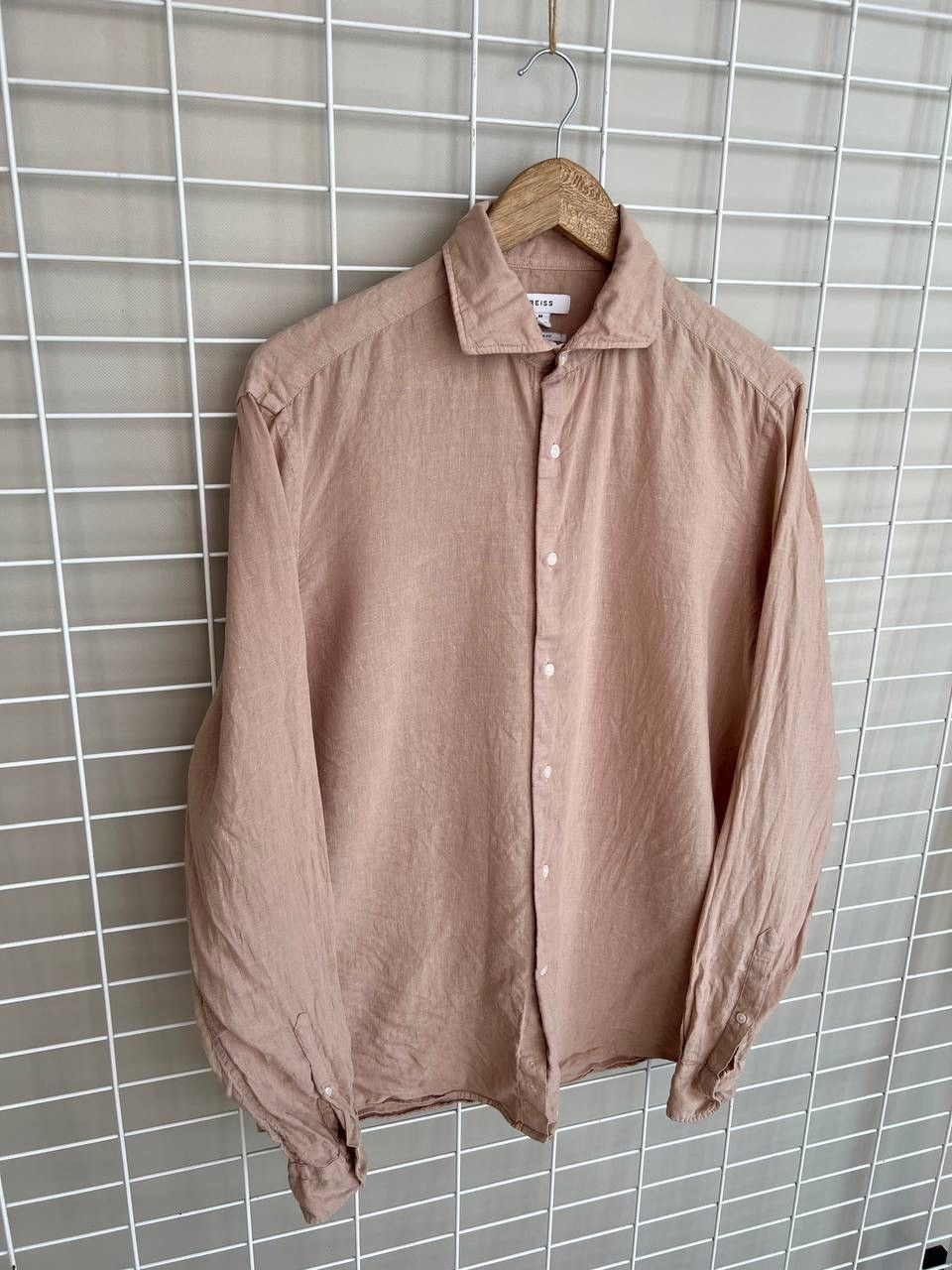 Reiss Reiss Ruban Linen Button Shirt Mens Size M Regular Fit Size US M / EU 48-50 / 2 - 5 Thumbnail
