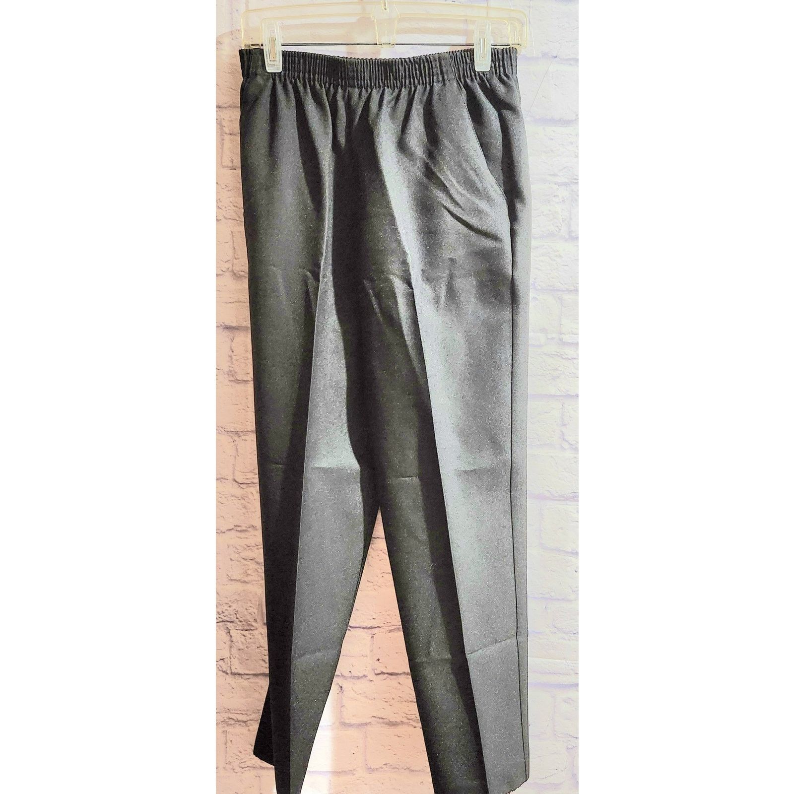 Other Vintage DonnKenny Classics Gray Elastic Waist Pants 12 Size 34" / US 12 / IT 48 - 1 Thumbnail