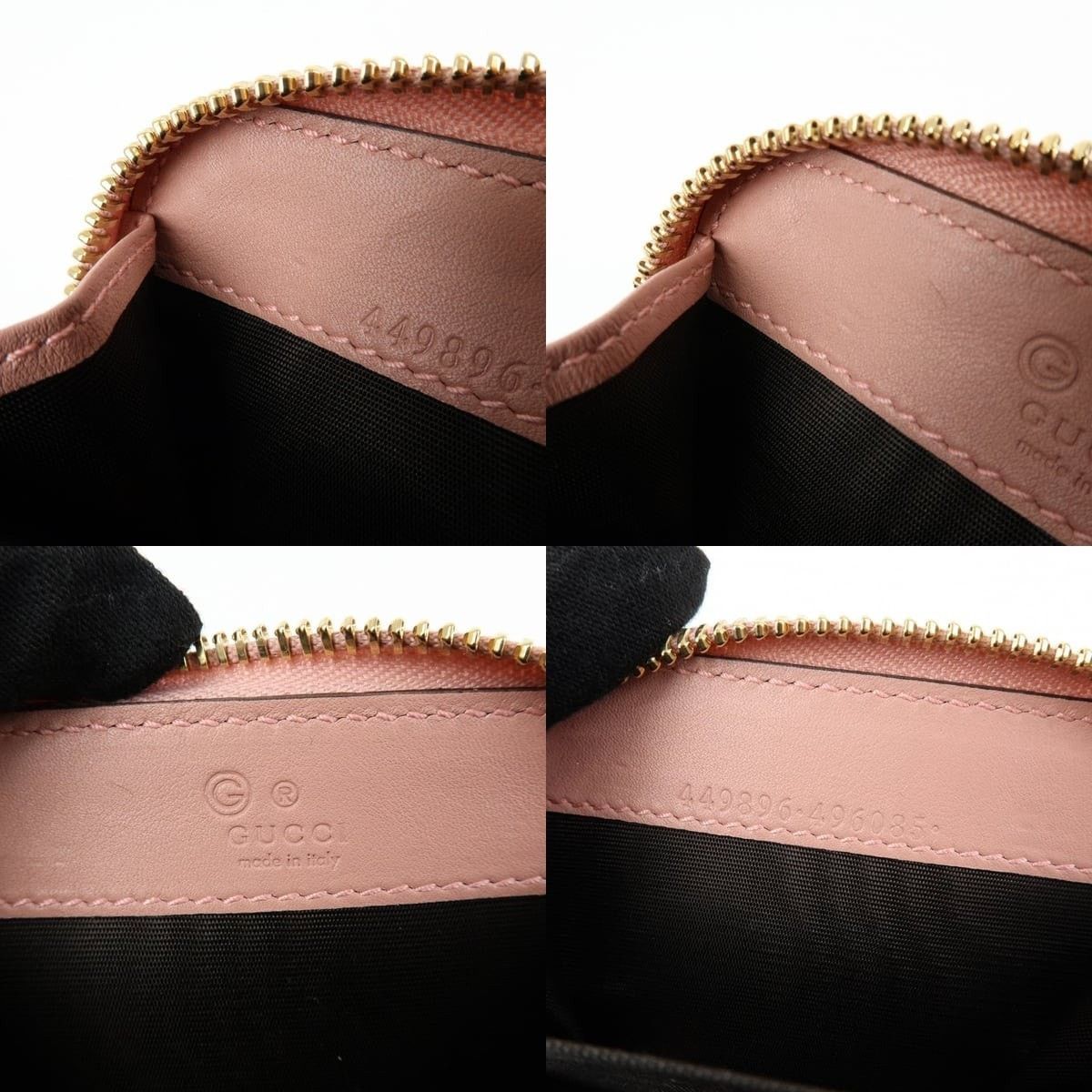 Gucci Gucci Microguccissima Leather Coin Purse Pink Size ONE SIZE - 6 Thumbnail