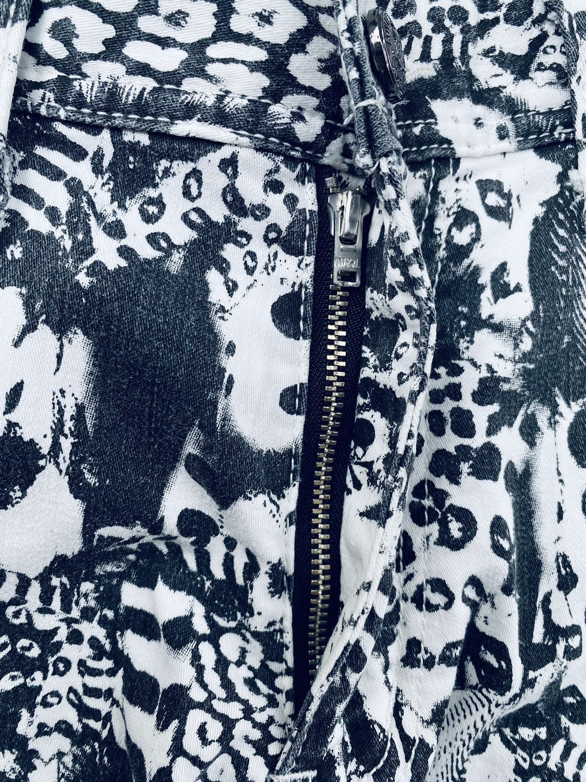 Roen Vintage 90s Roen Feather Printed Pants Rare Size US 32 / EU 48 - 7 Thumbnail