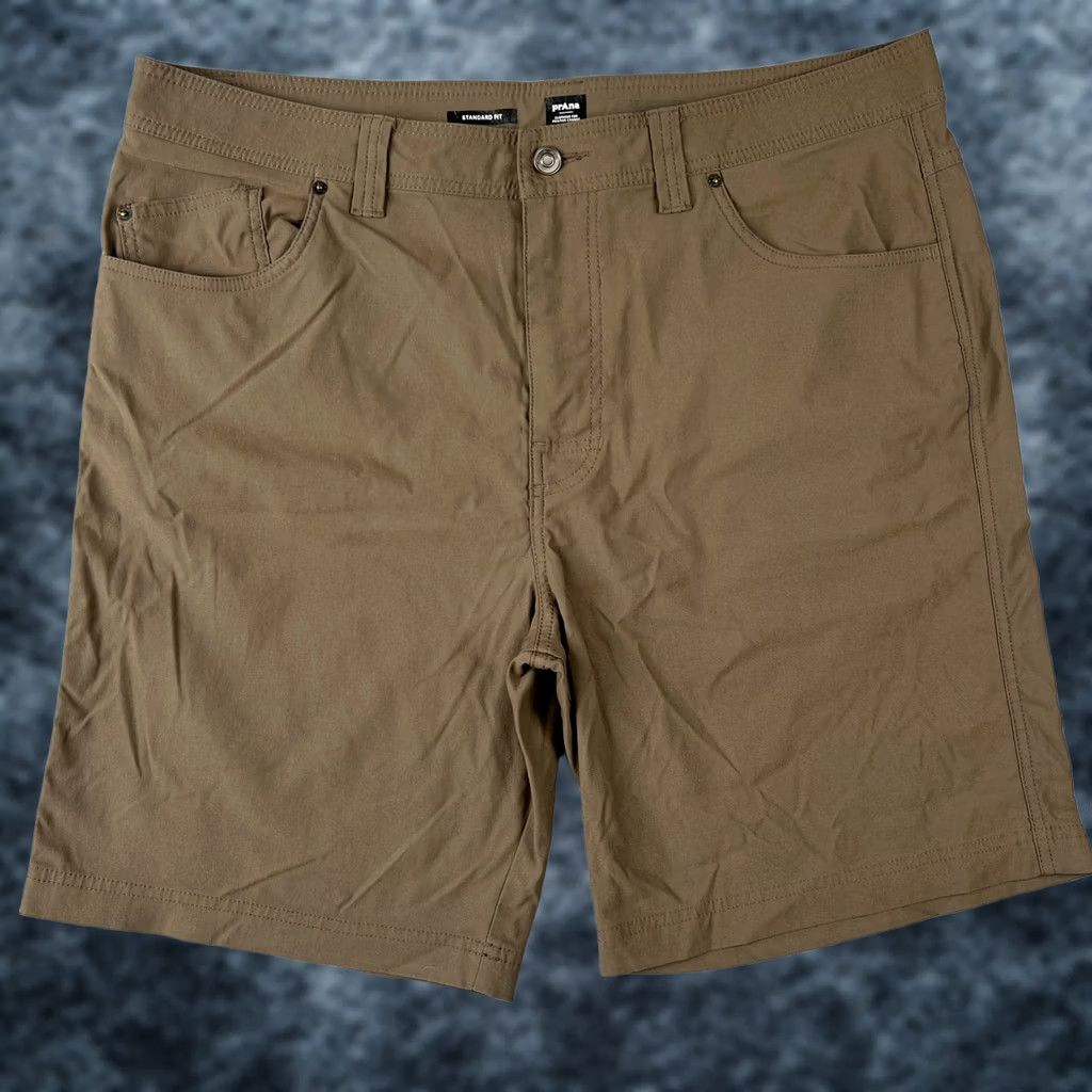 Prana Prana Brion II Shorts - Hiking Workwear Beige - 40x8 - Mens Size US 40 / EU 56 - 1 Thumbnail